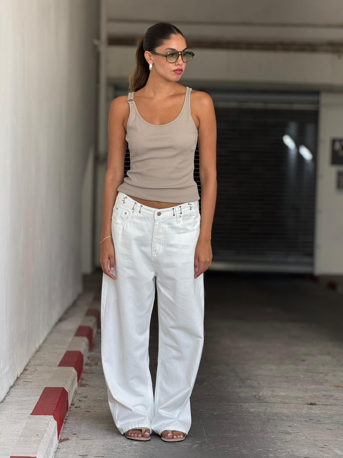 גופיית ליאנה מוקה