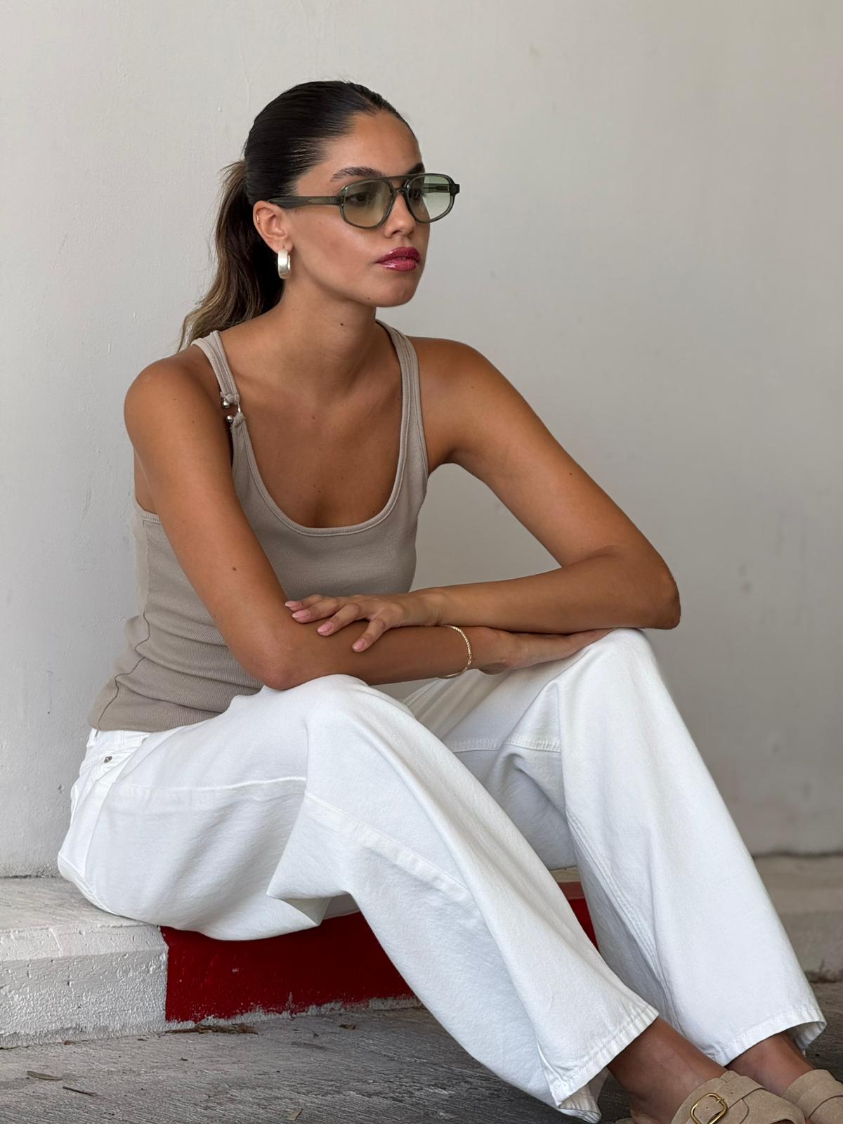 גופיית ליאנה מוקה