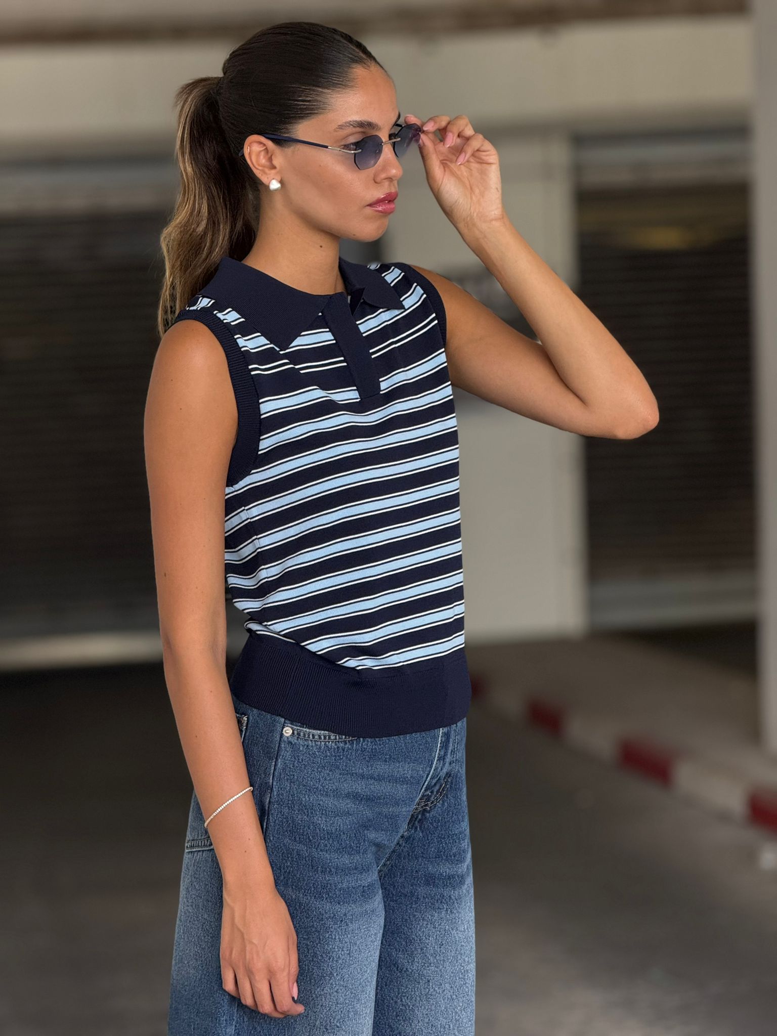 חולצת יהל כחול