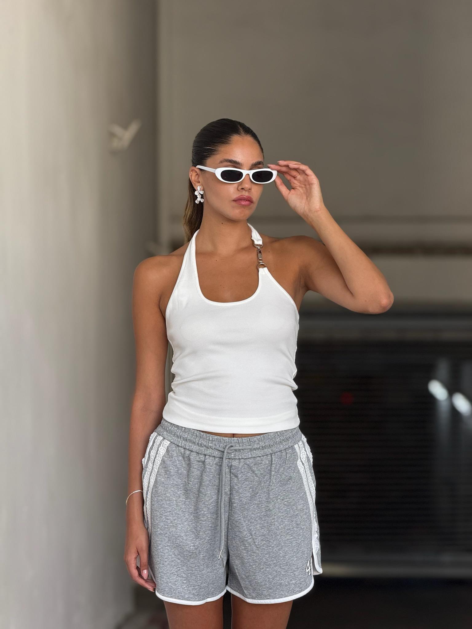 מכנס גבי אפור