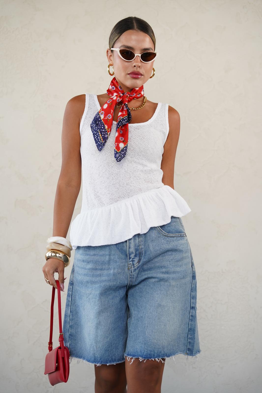 גופיית סאם לבן