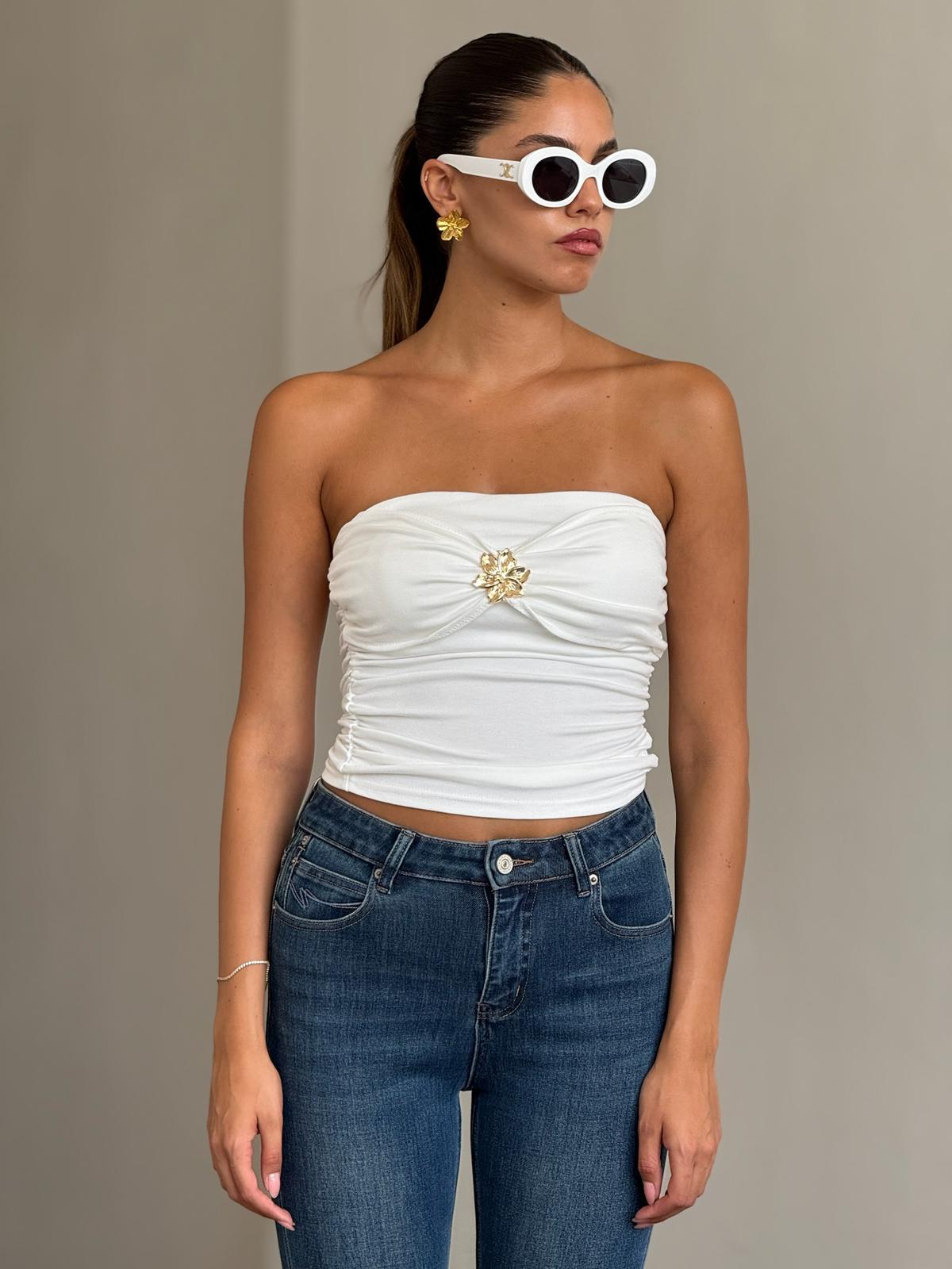 סטרפלס רוז לבן