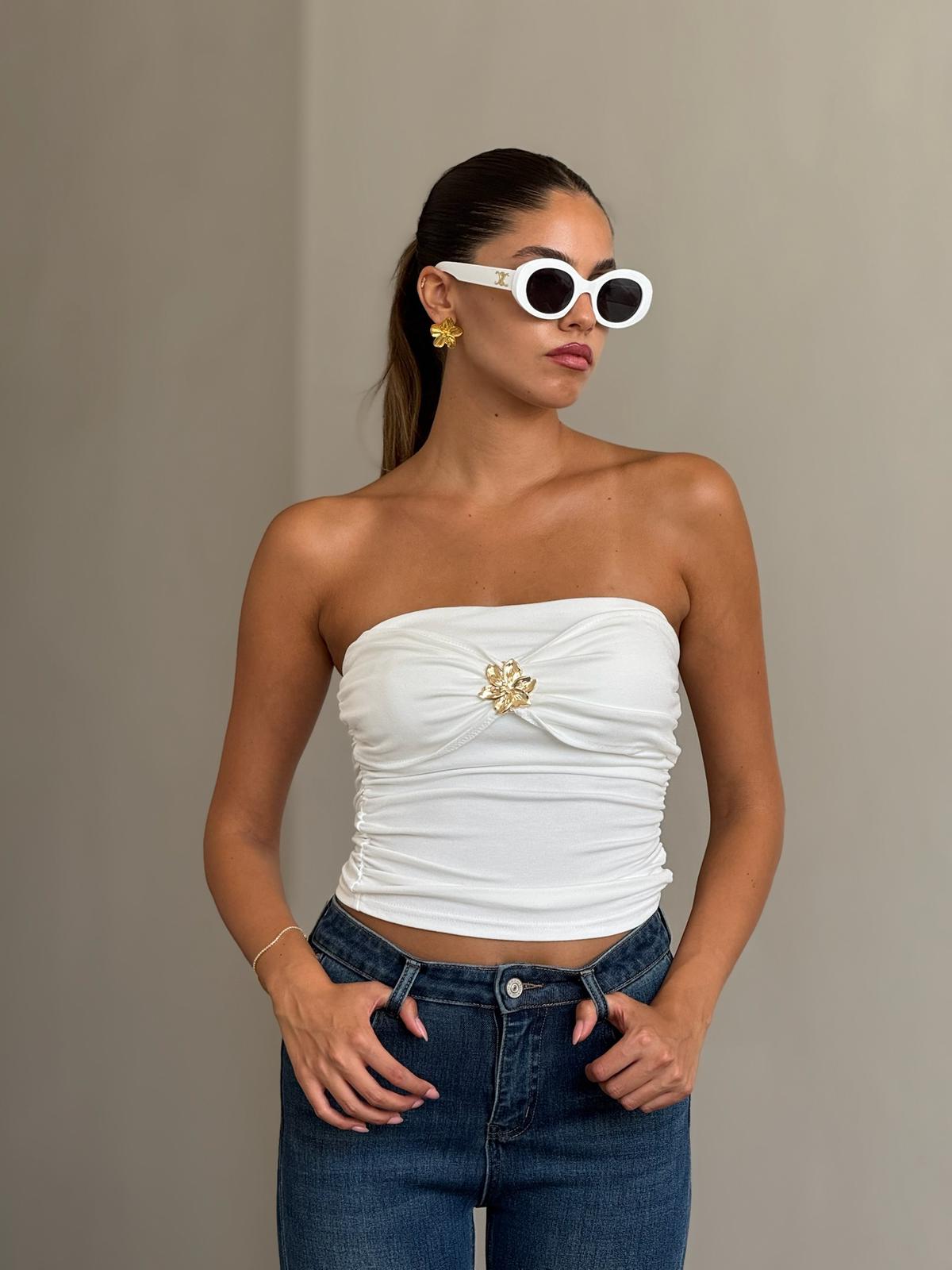 סטרפלס רוז לבן