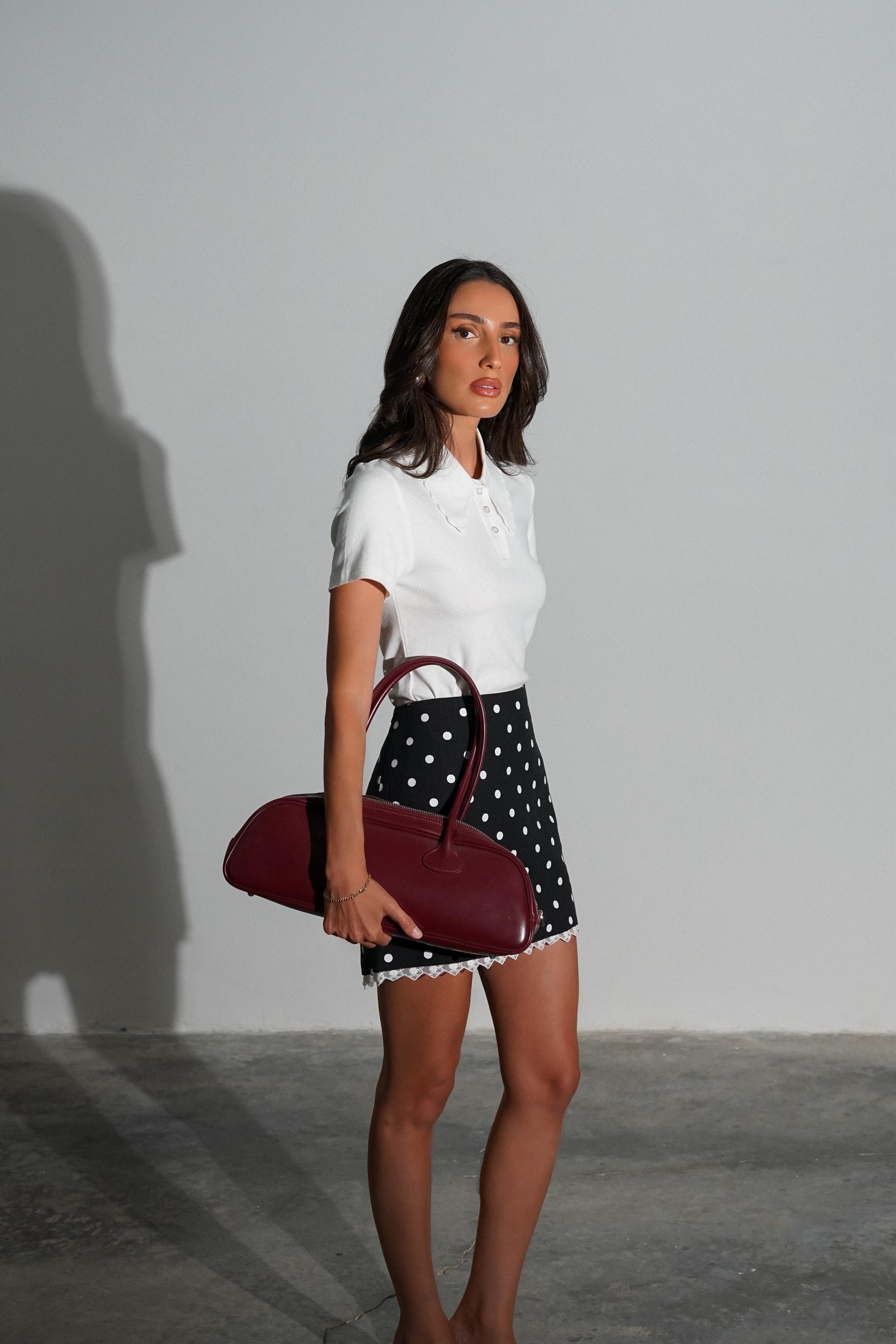 חולצת בייג'ין לבן