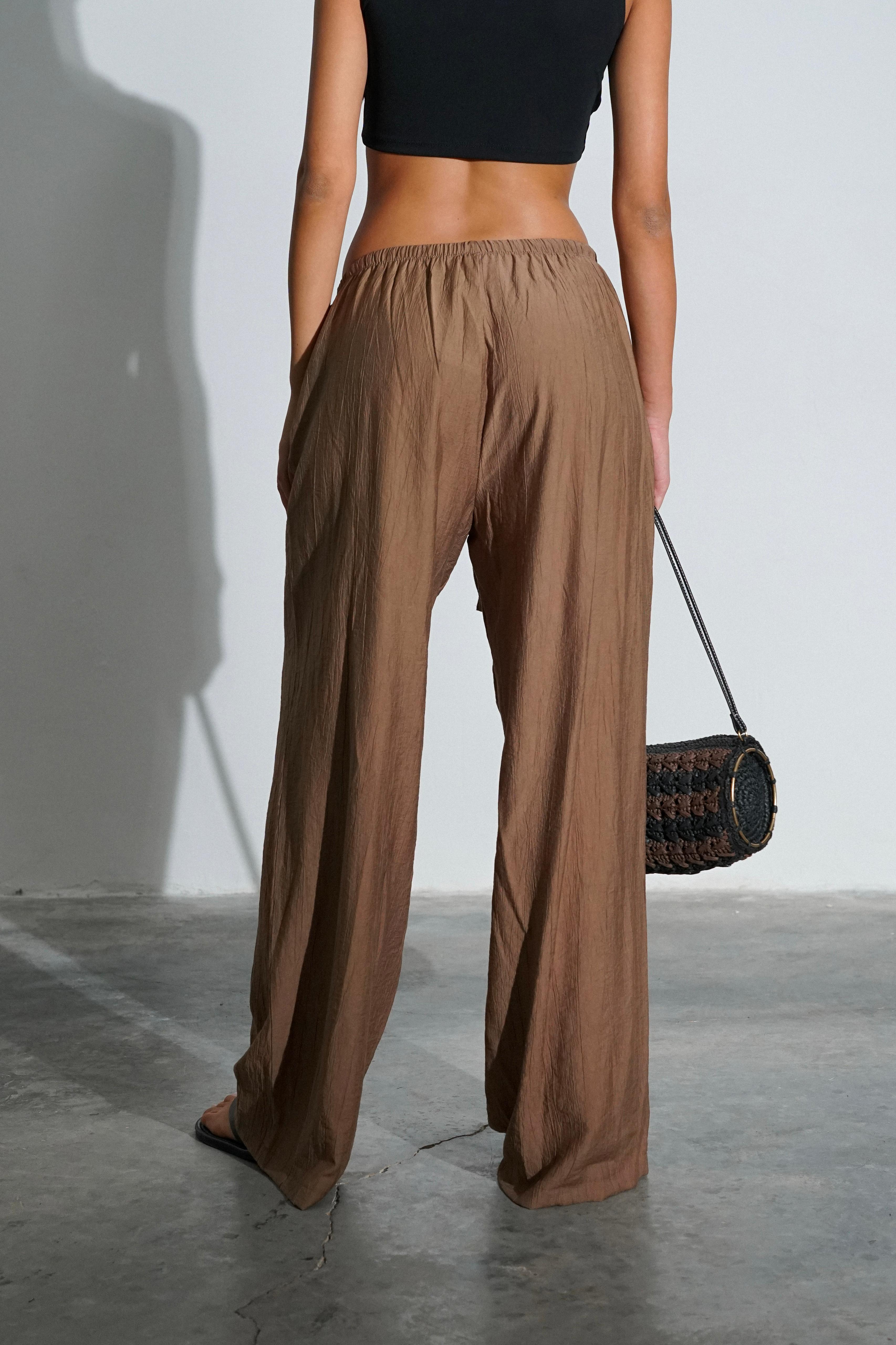 מכנס אלכסה חום