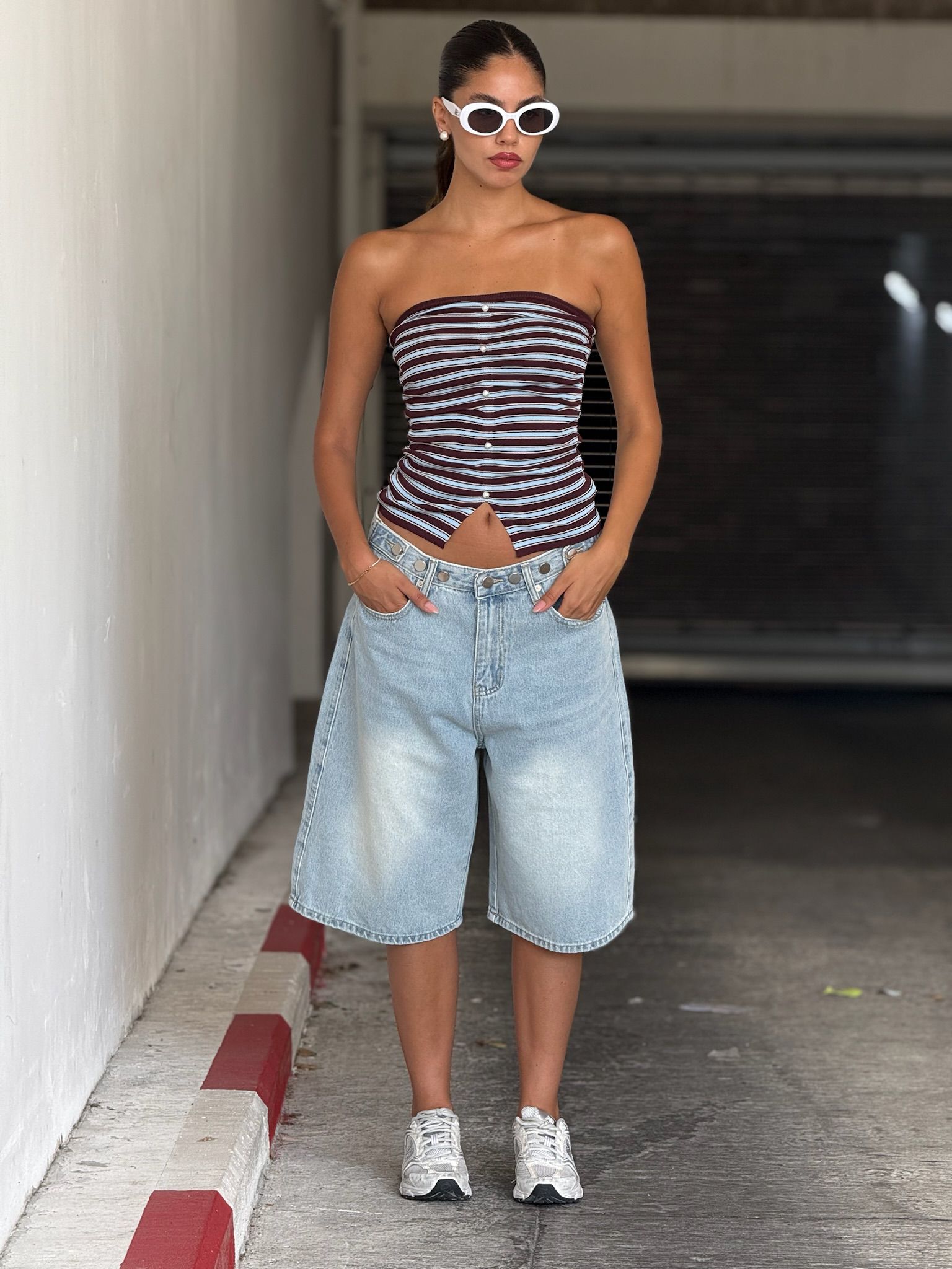 ג'ינס אליאור תכלת