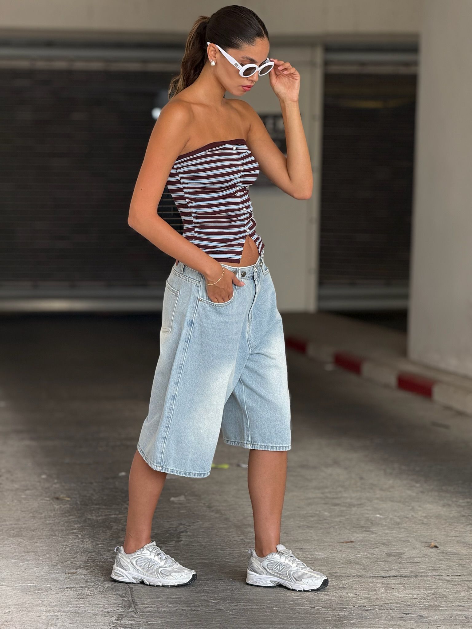 ג'ינס אליאור תכלת