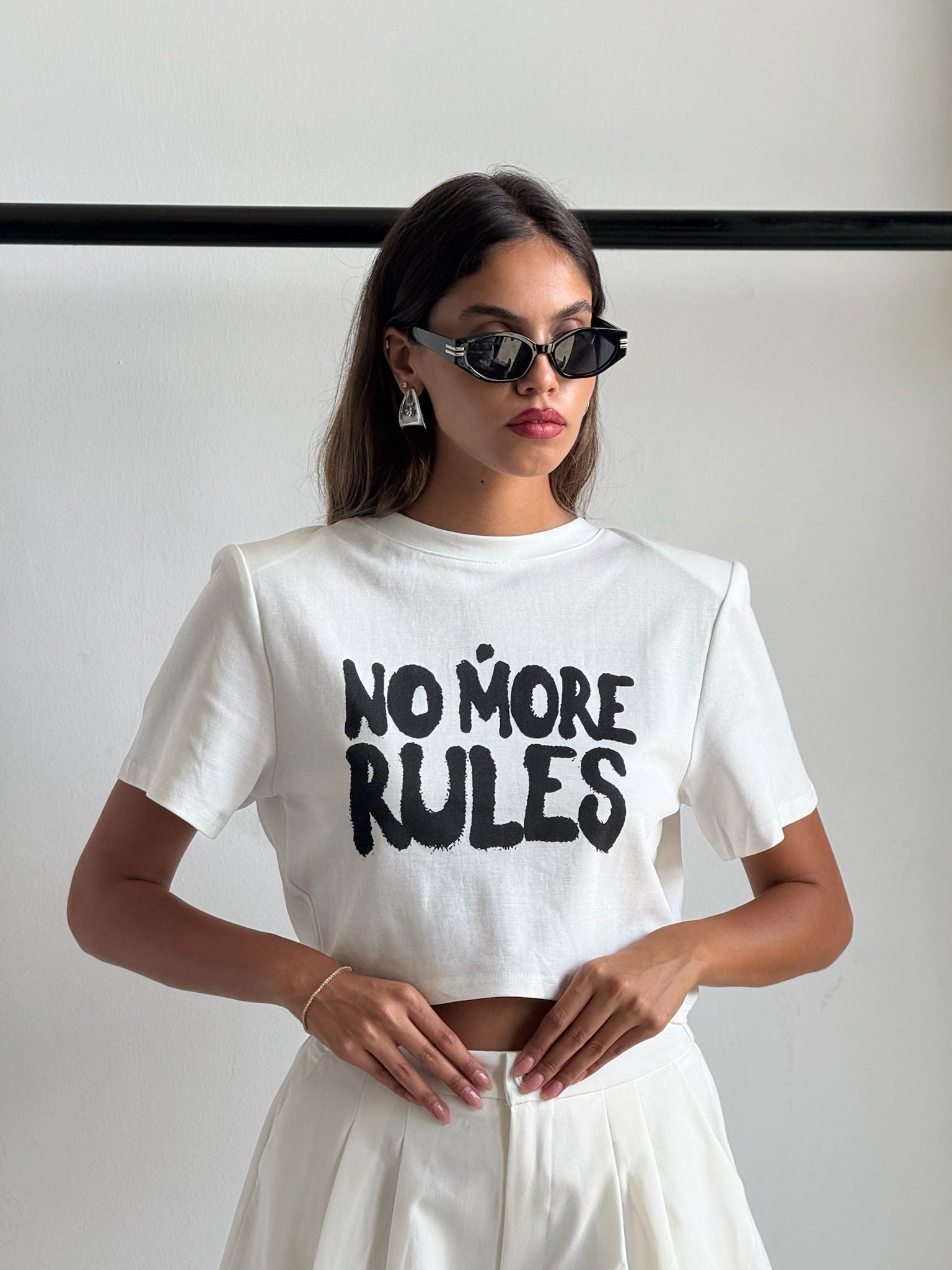 חולצת ריזל לבן