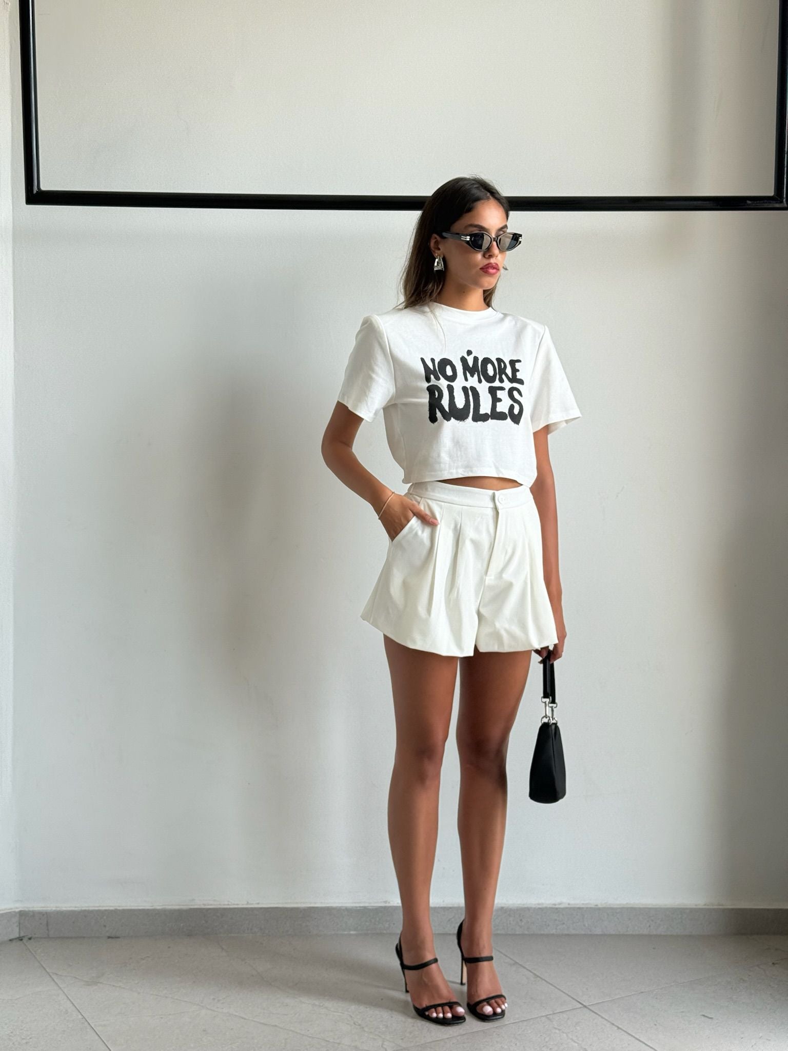 חולצת ריזל לבן