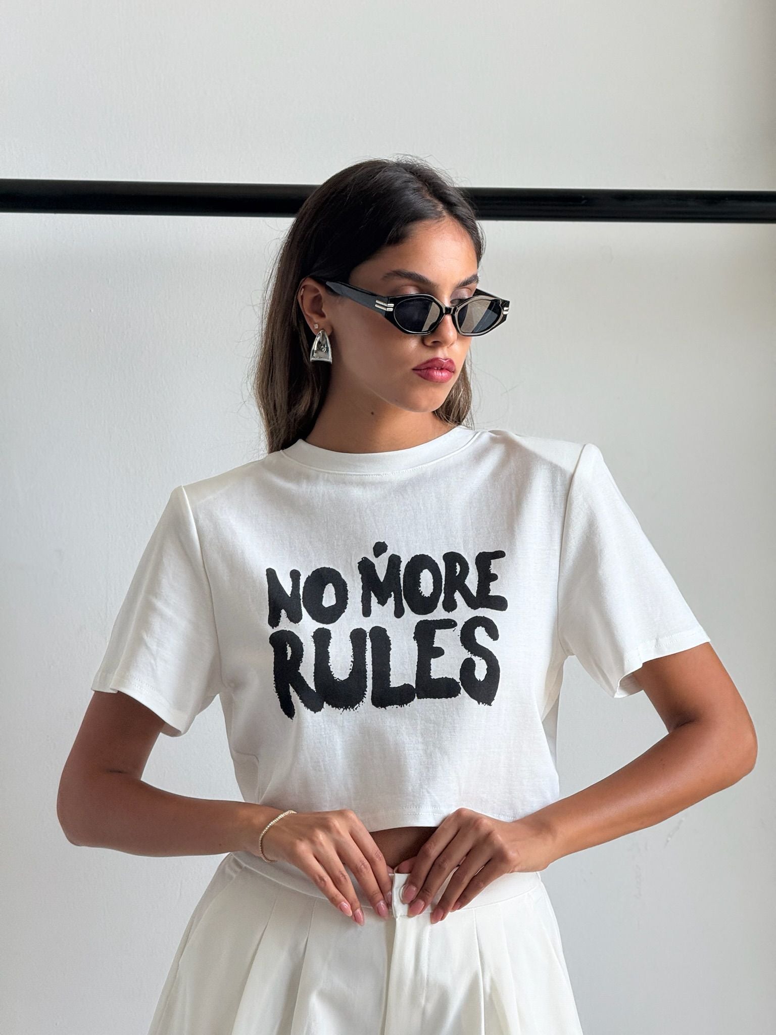 חולצת ריזל לבן