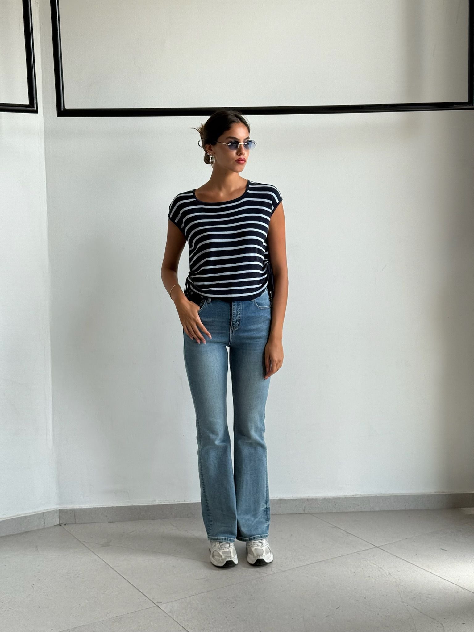 חולצת סנדי כחול