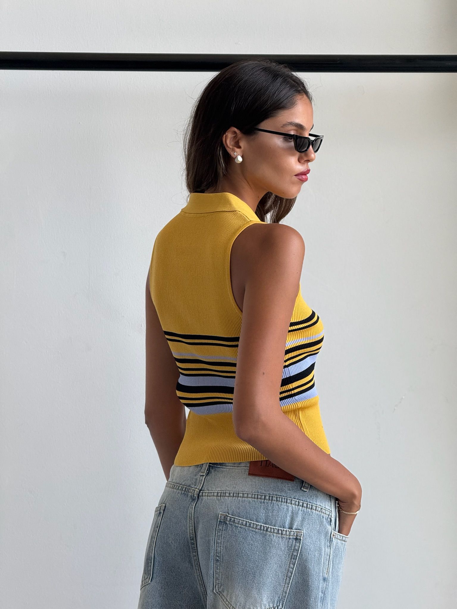 חולצת נל צהוב