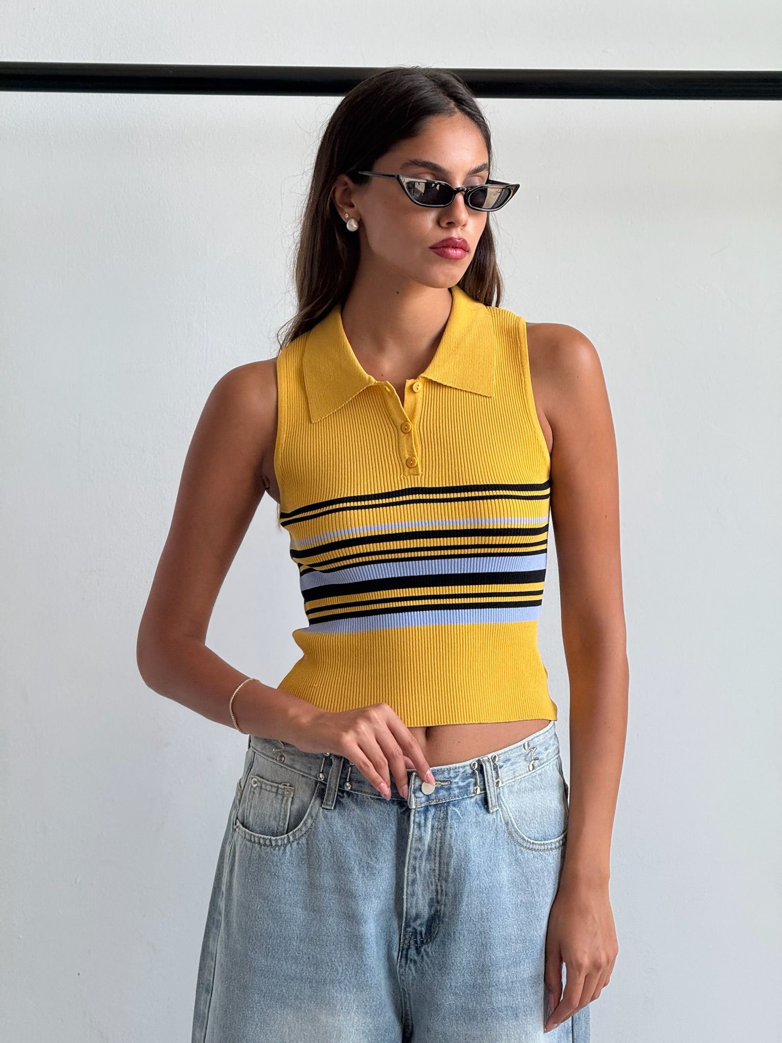 חולצת נל צהוב