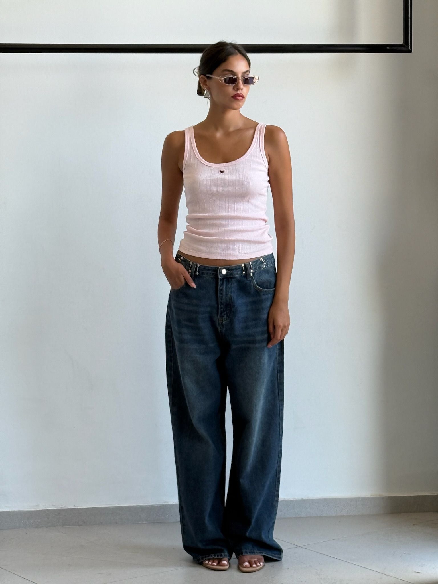 גופיית אלבי ורוד