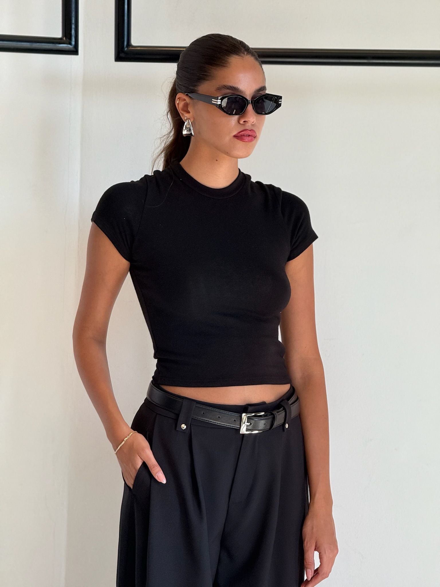 חולצת ריאן שחור