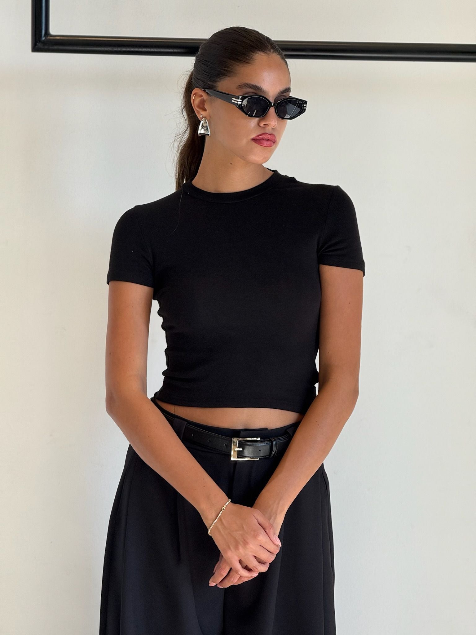 חולצת ריאן שחור