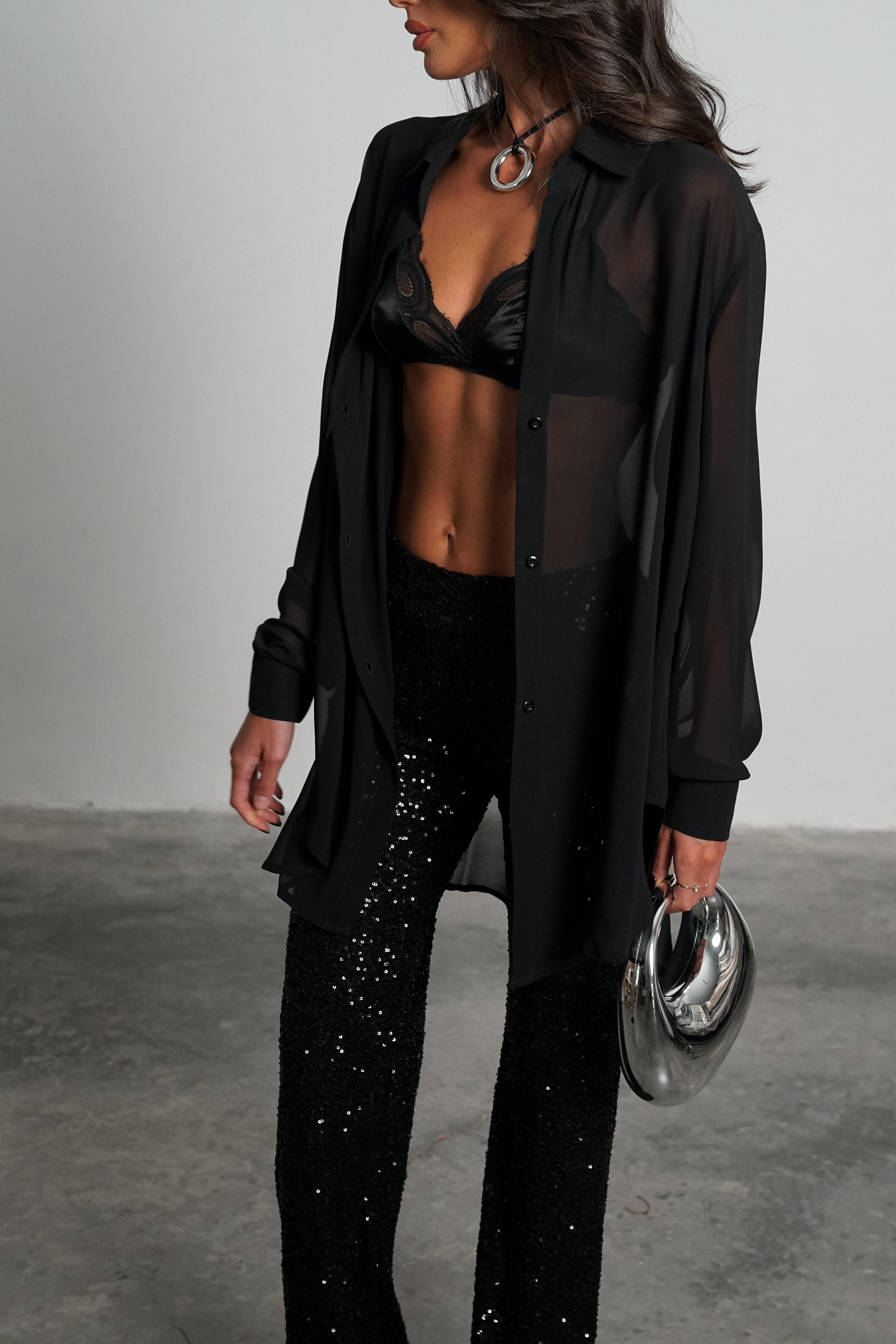 חולצת אריקה שחור