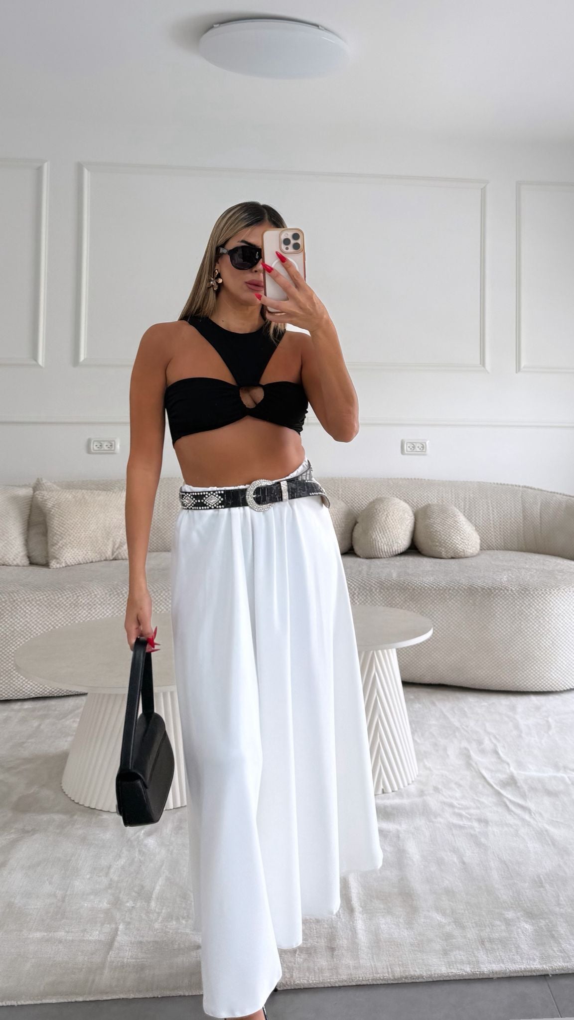 טופ לסלי שחור