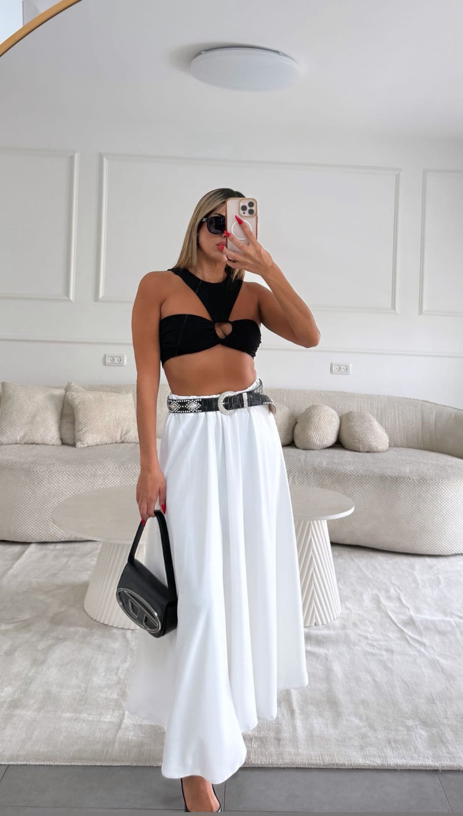 טופ לסלי שחור