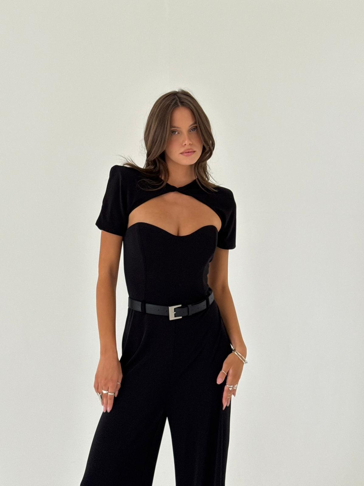 אוברול פרפל שחור