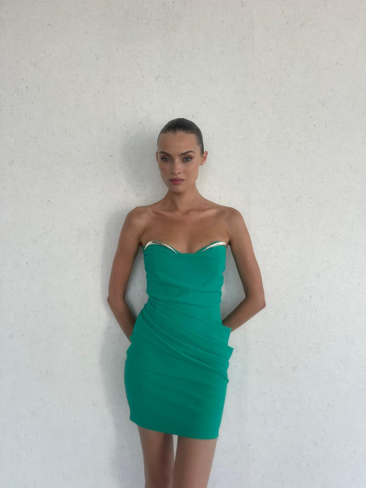 שמלת נאיה ירוק