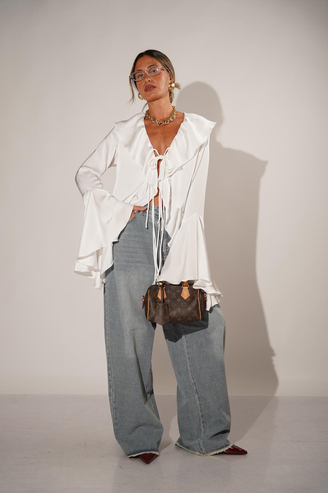 חולצת איימי לבן