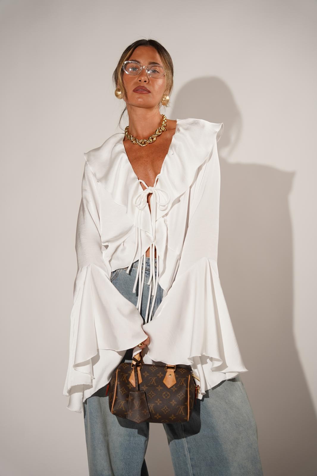 חולצת איימי לבן