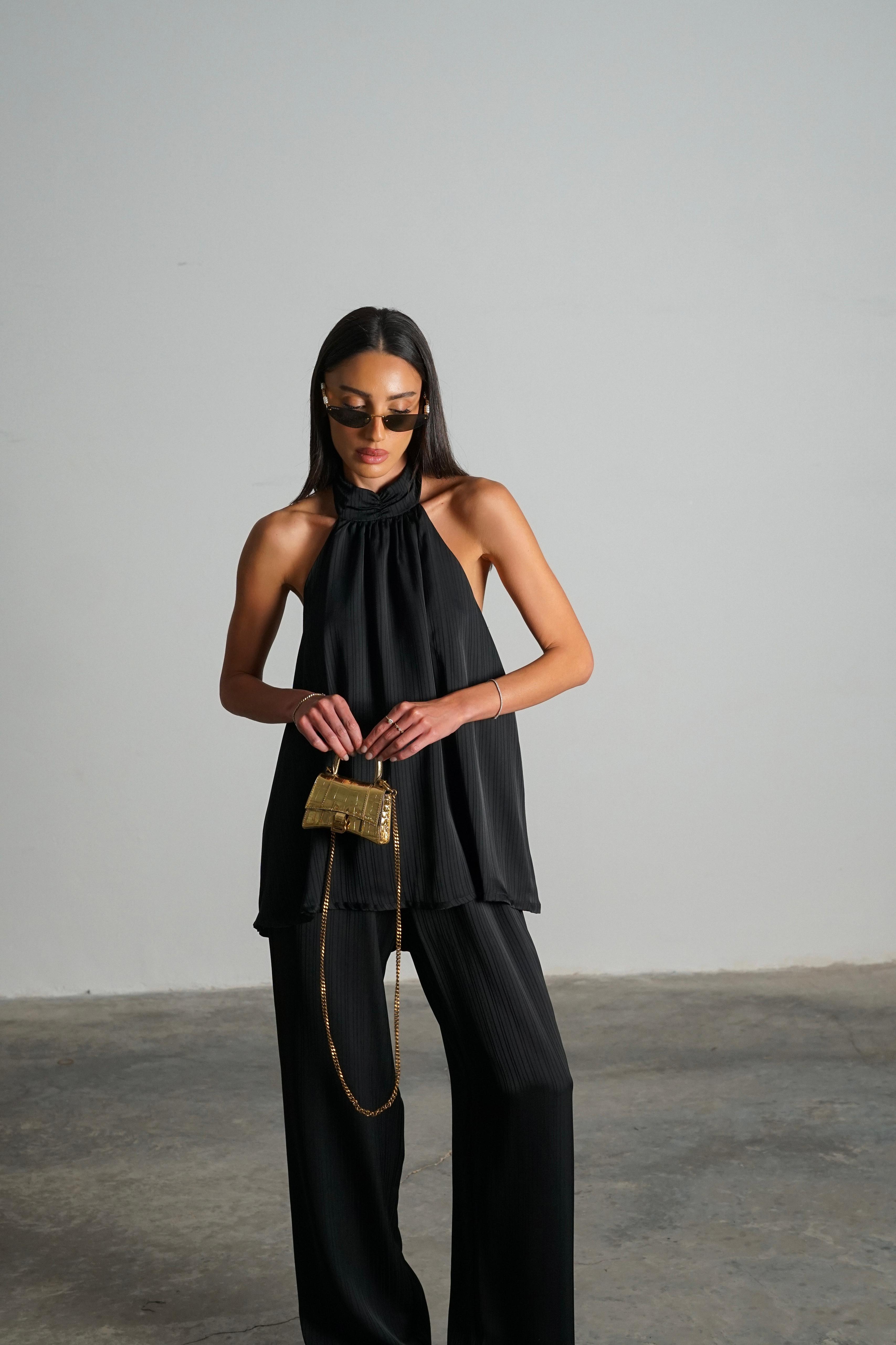 חליפת מקיאטו שחור