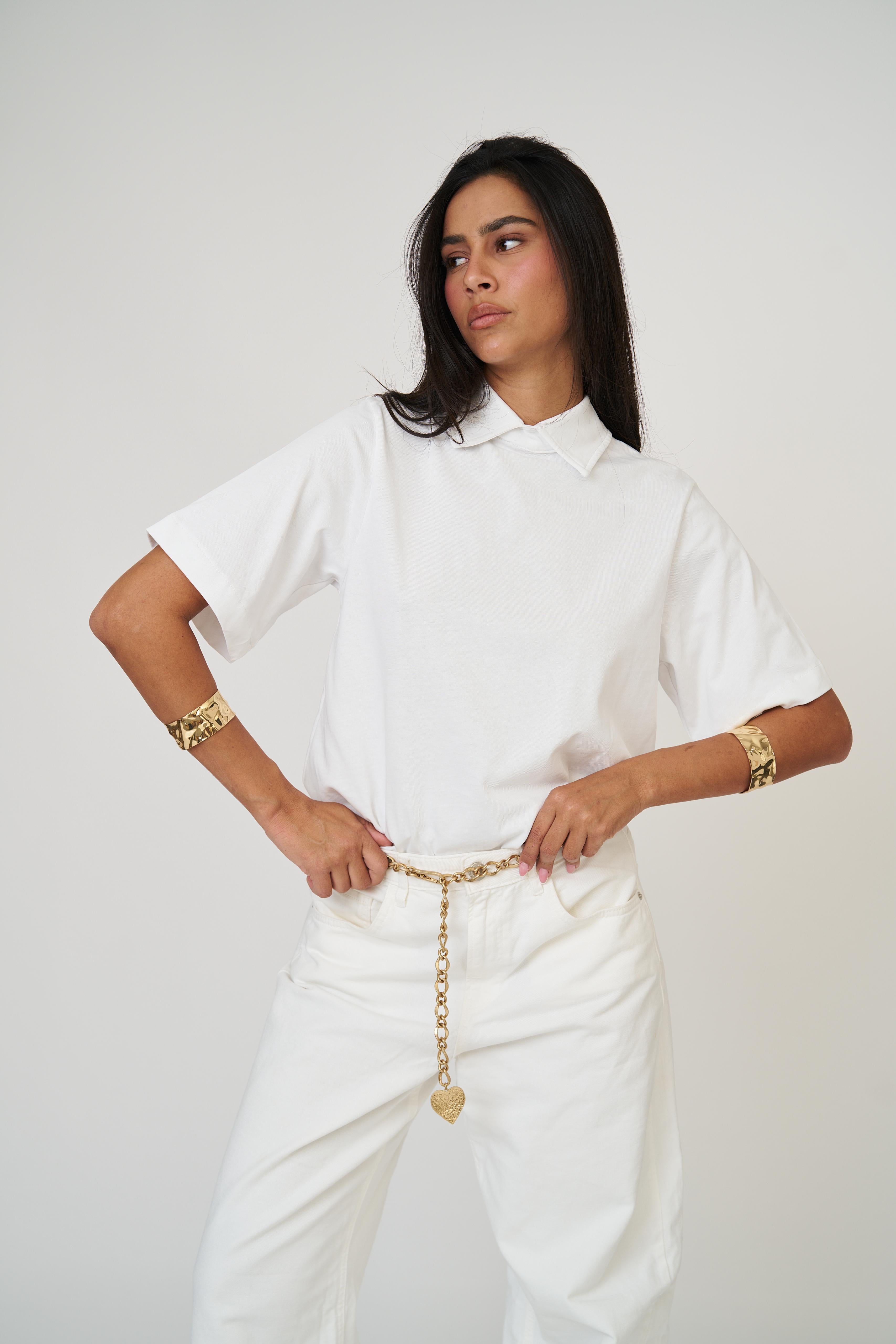 חולצת קורן לבן