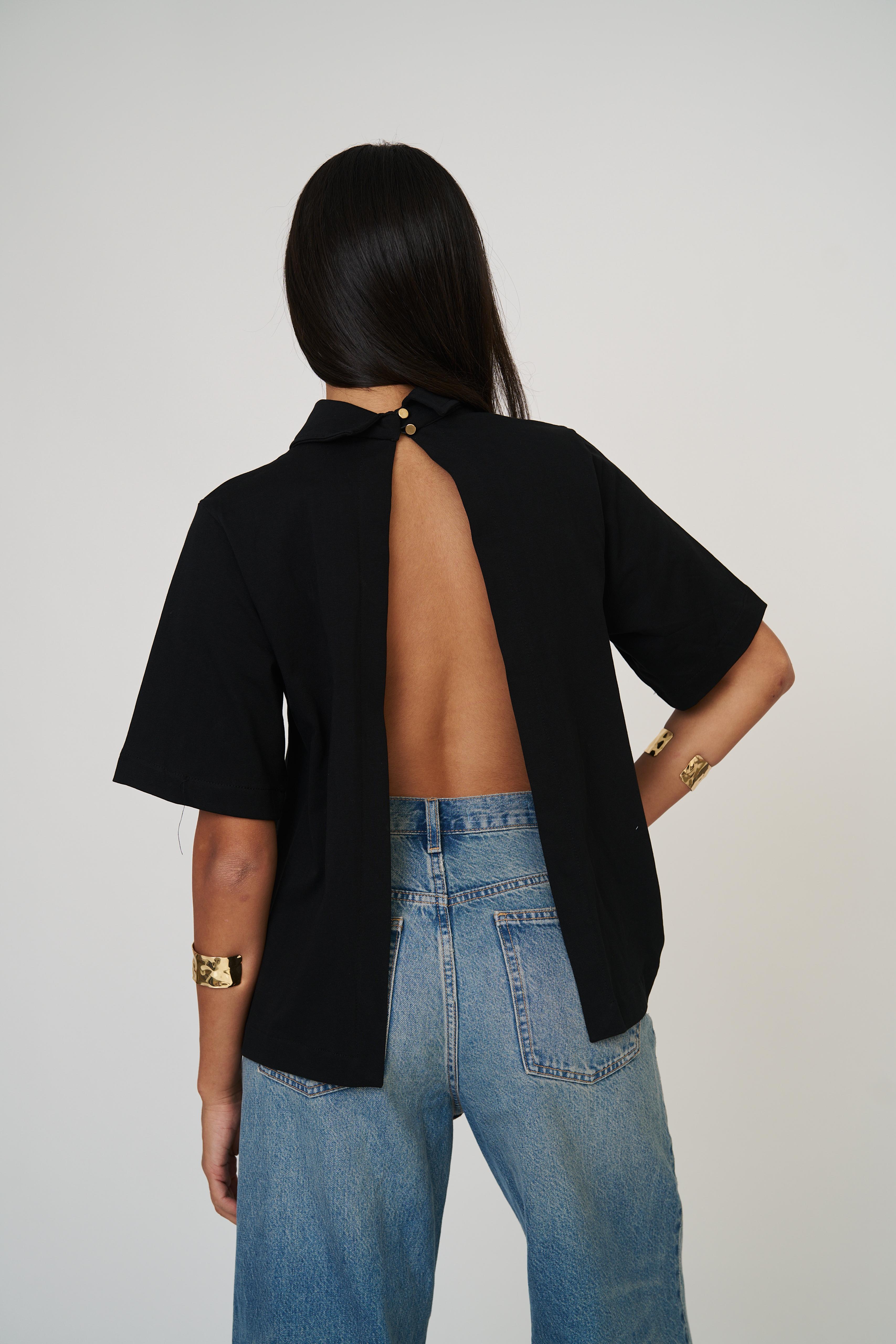 חולצת קורן שחור