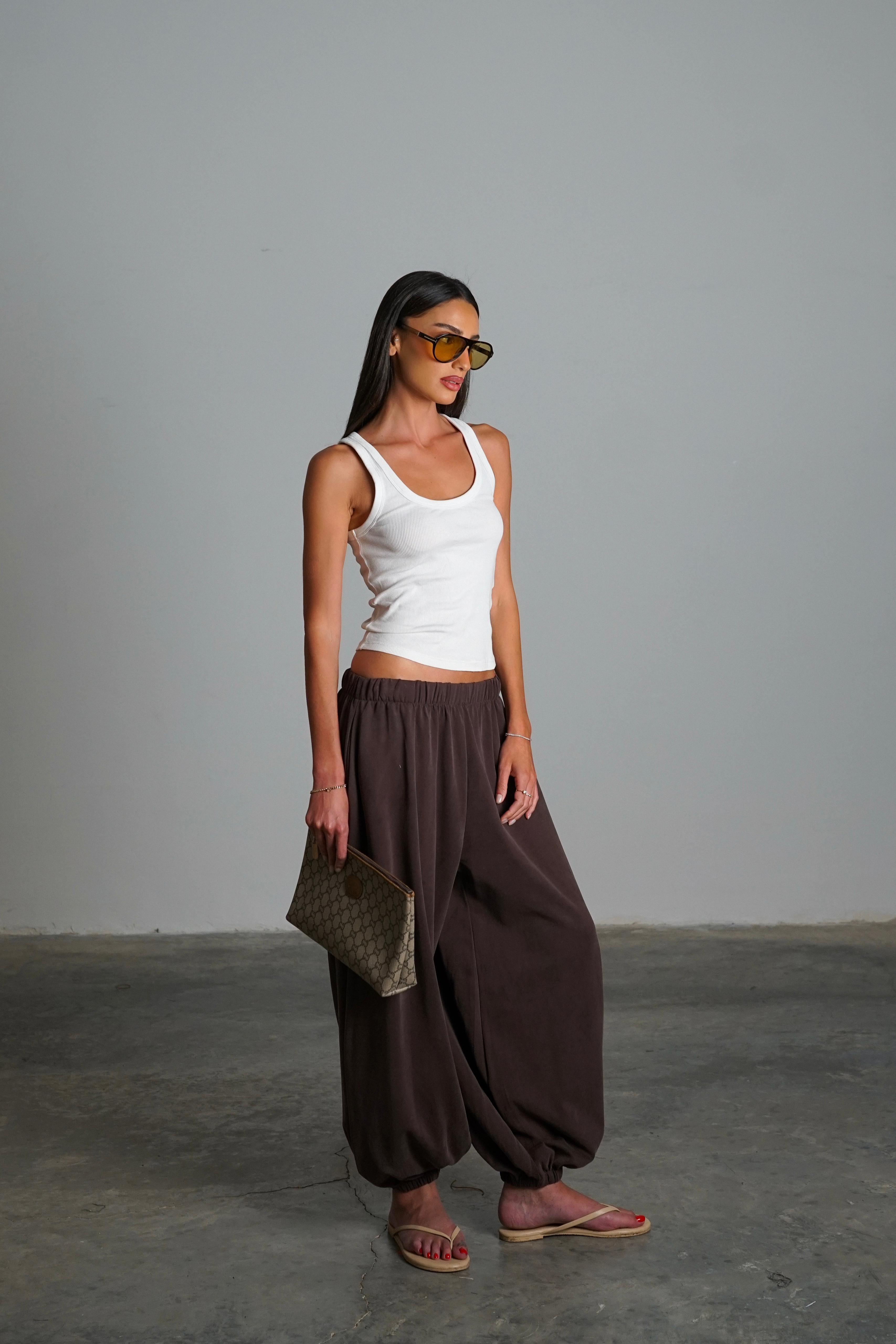 מכנס טייגי חום