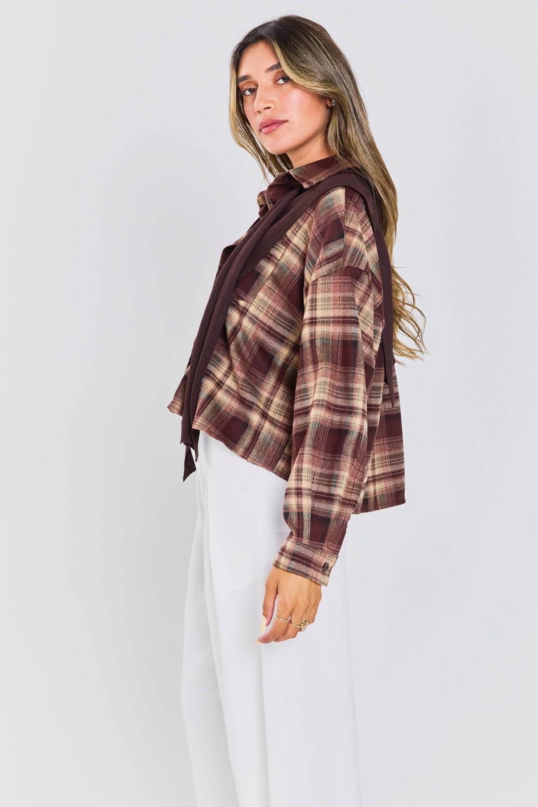 חולצת אנאבל חום