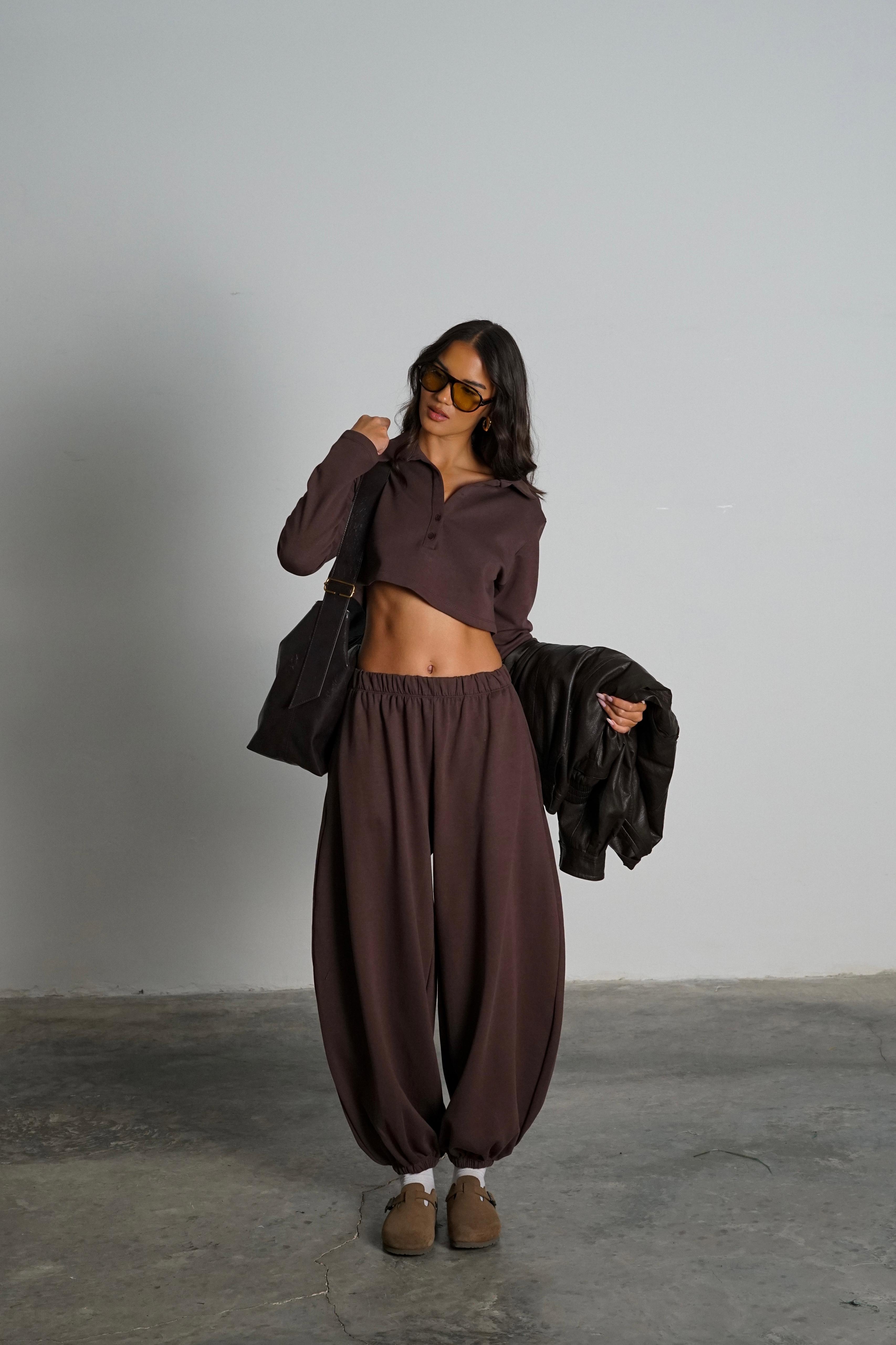 חליפת בלומה חום