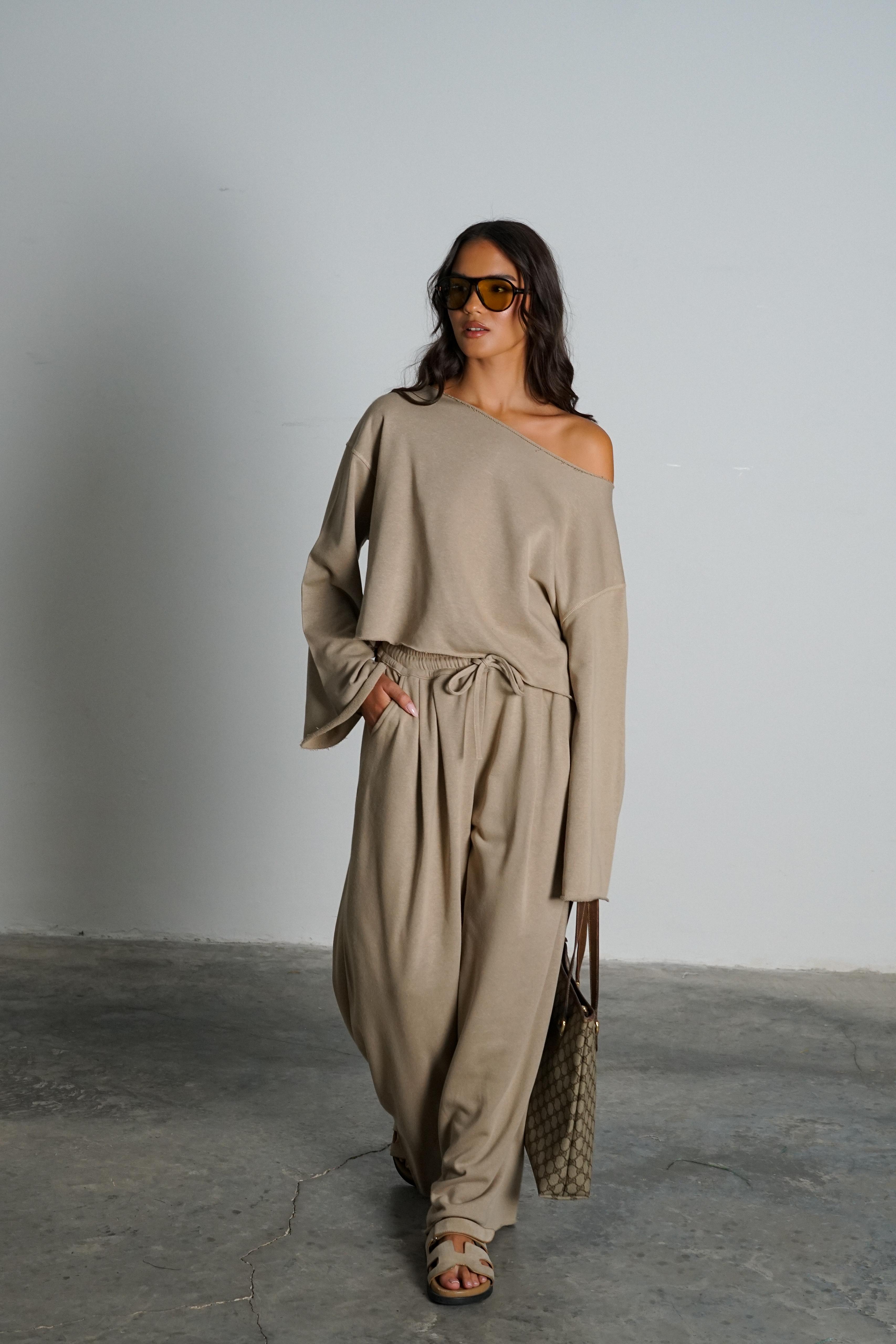 חליפת דרלין מוקה