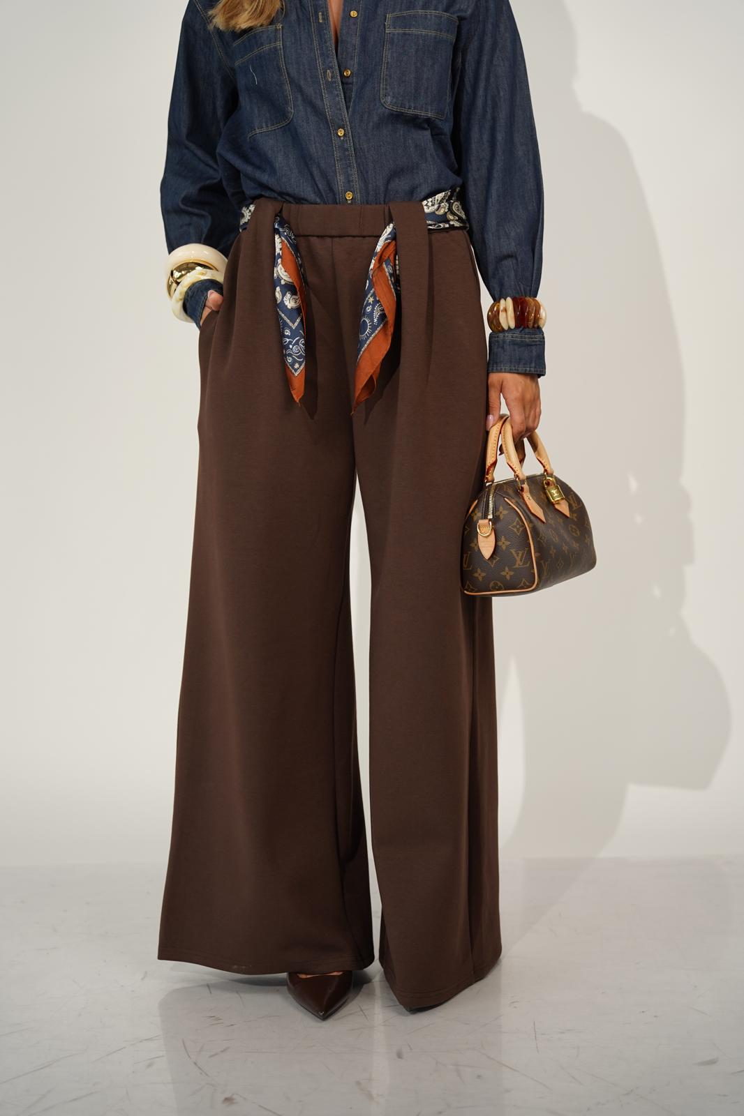 מכנס מיילו חום