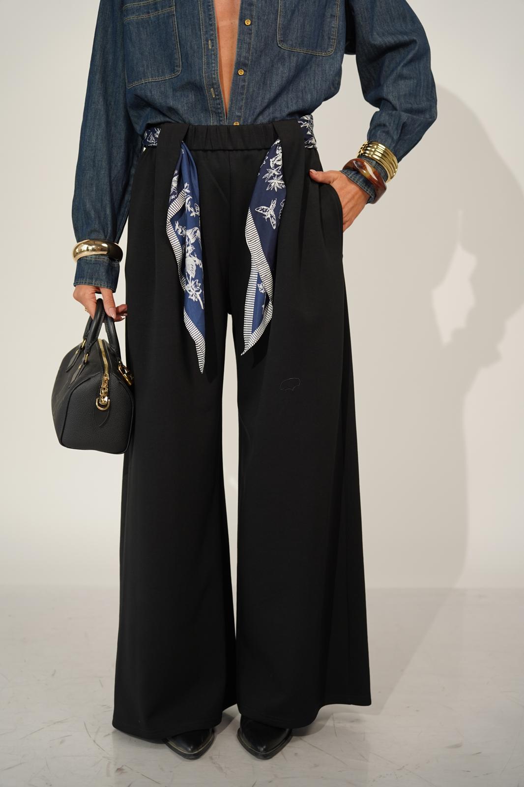 מכנס מיילו שחור