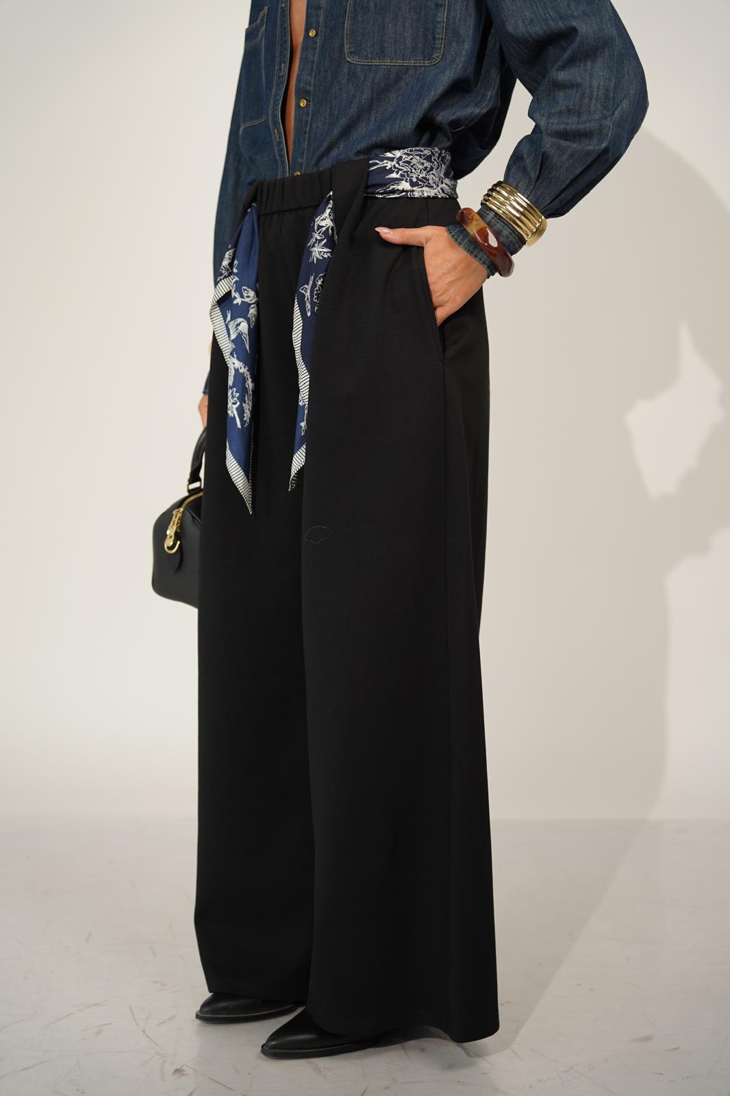 מכנס מיילו שחור