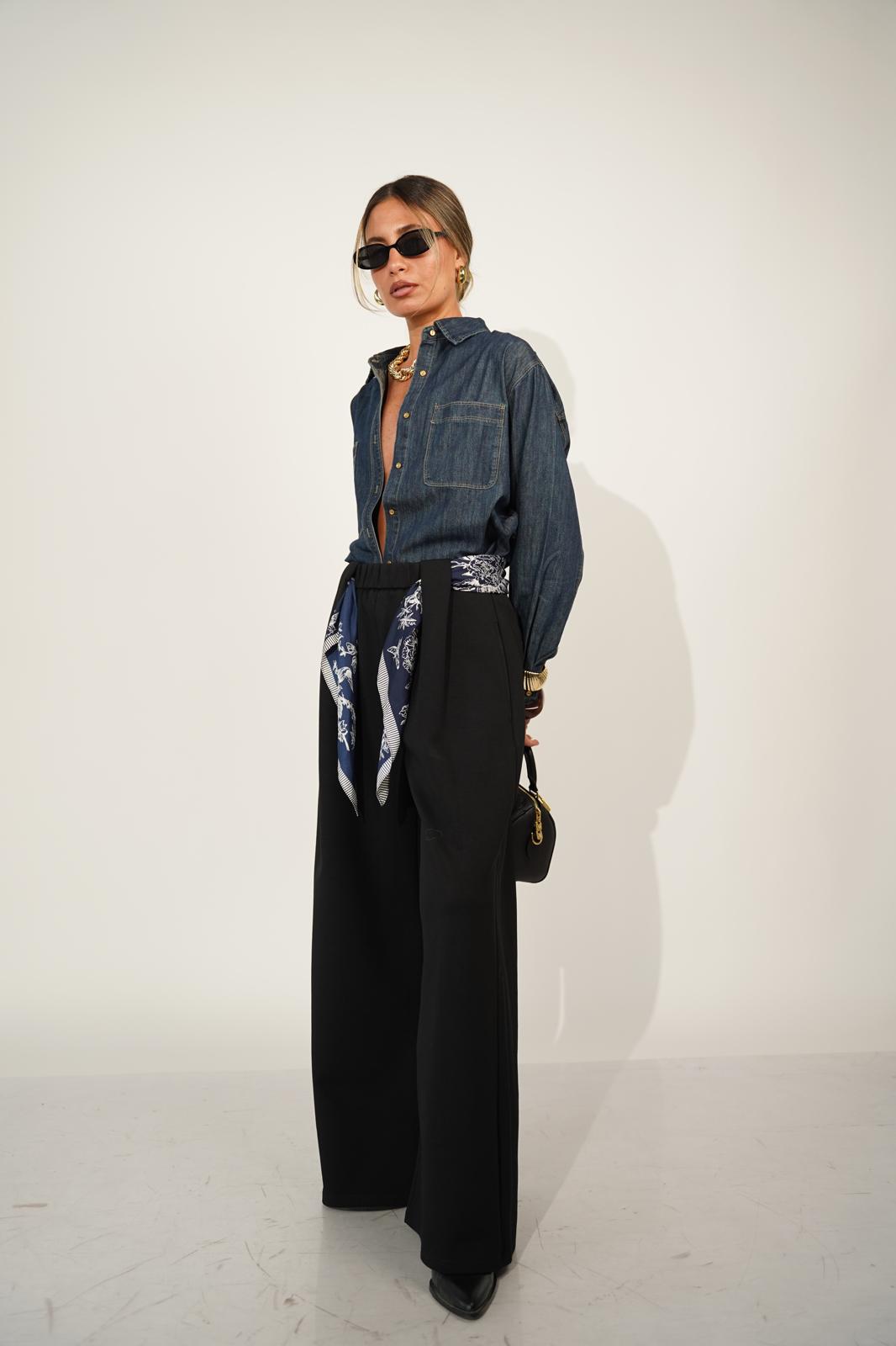 מכנס מיילו שחור