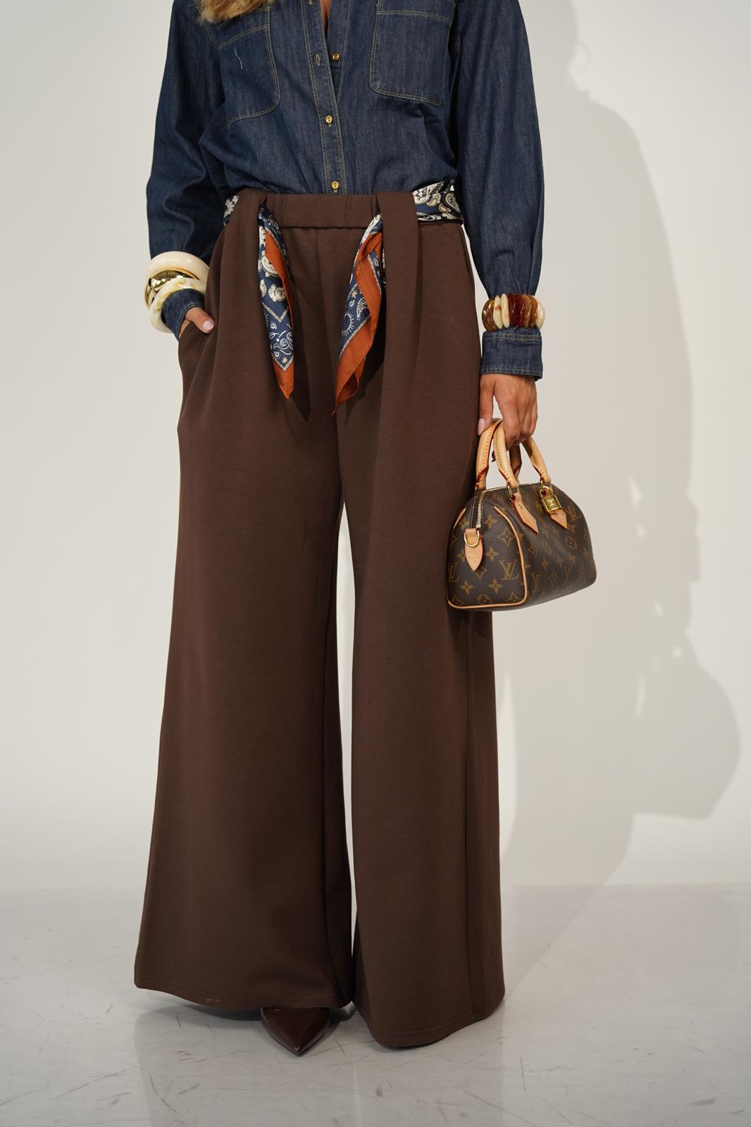 מכנס מיילו חום