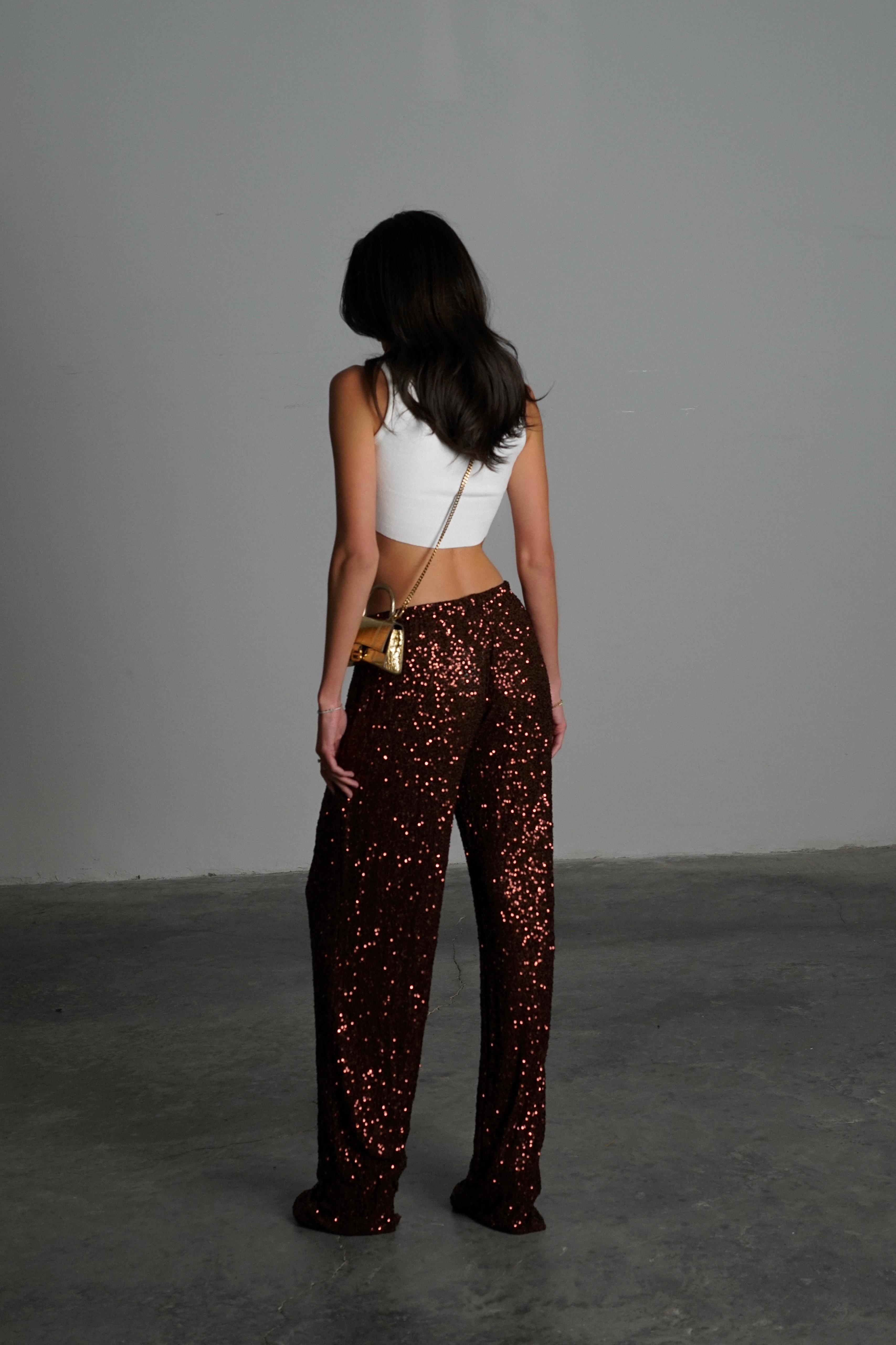 מכנס איירי חום