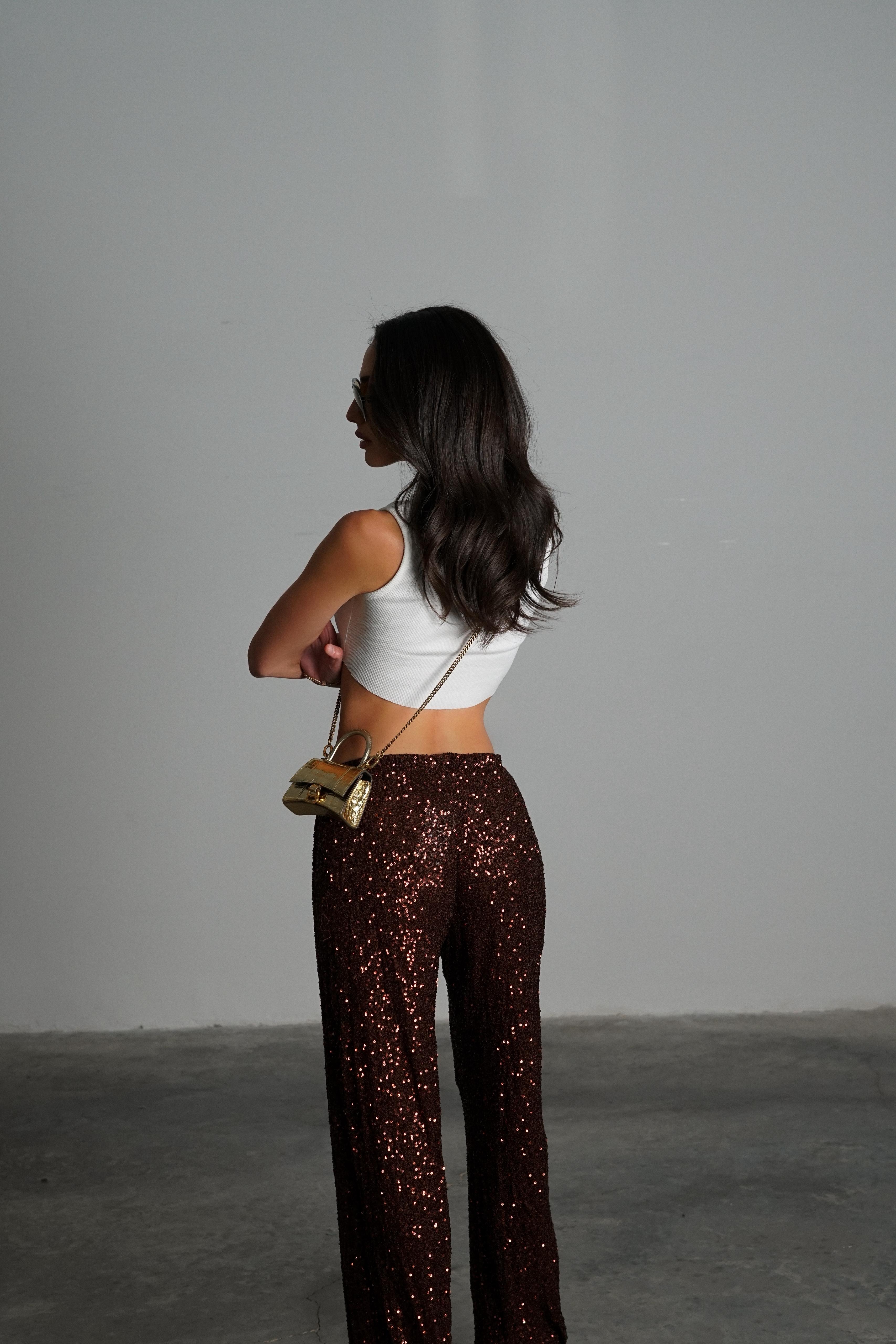 מכנס איירי חום