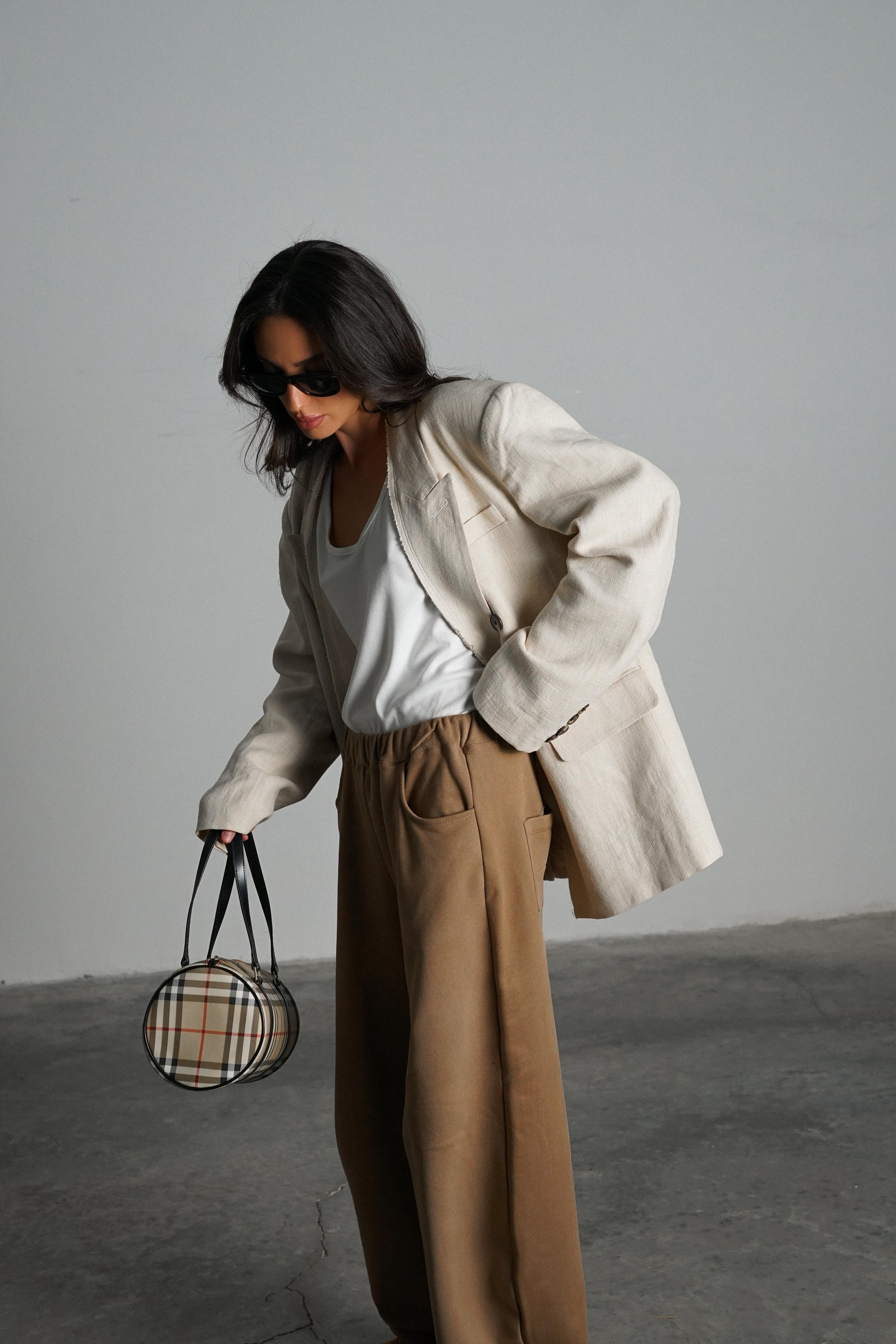 מכנס סאליבו מוקה