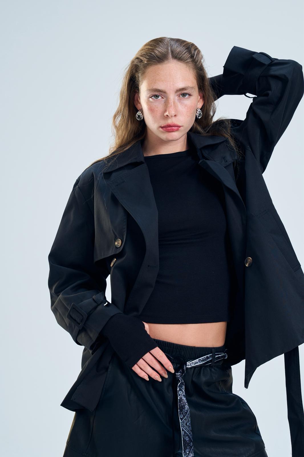 מעיל שליו שחור