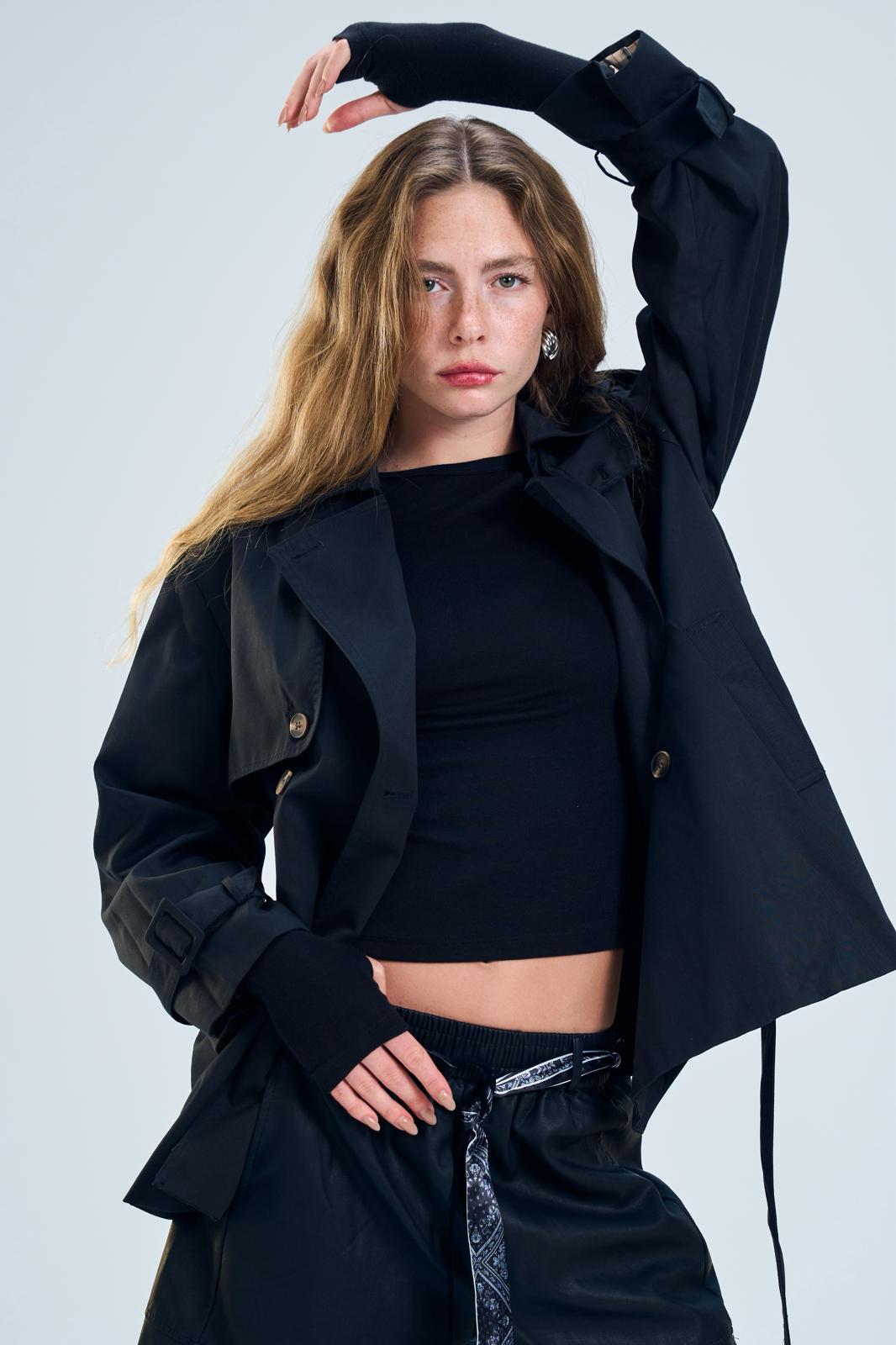 מעיל שליו שחור