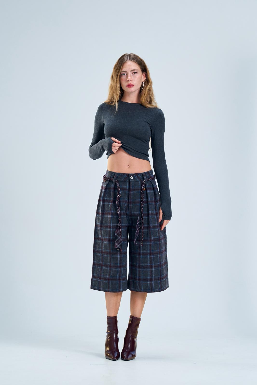 מכנס קאיין אפור