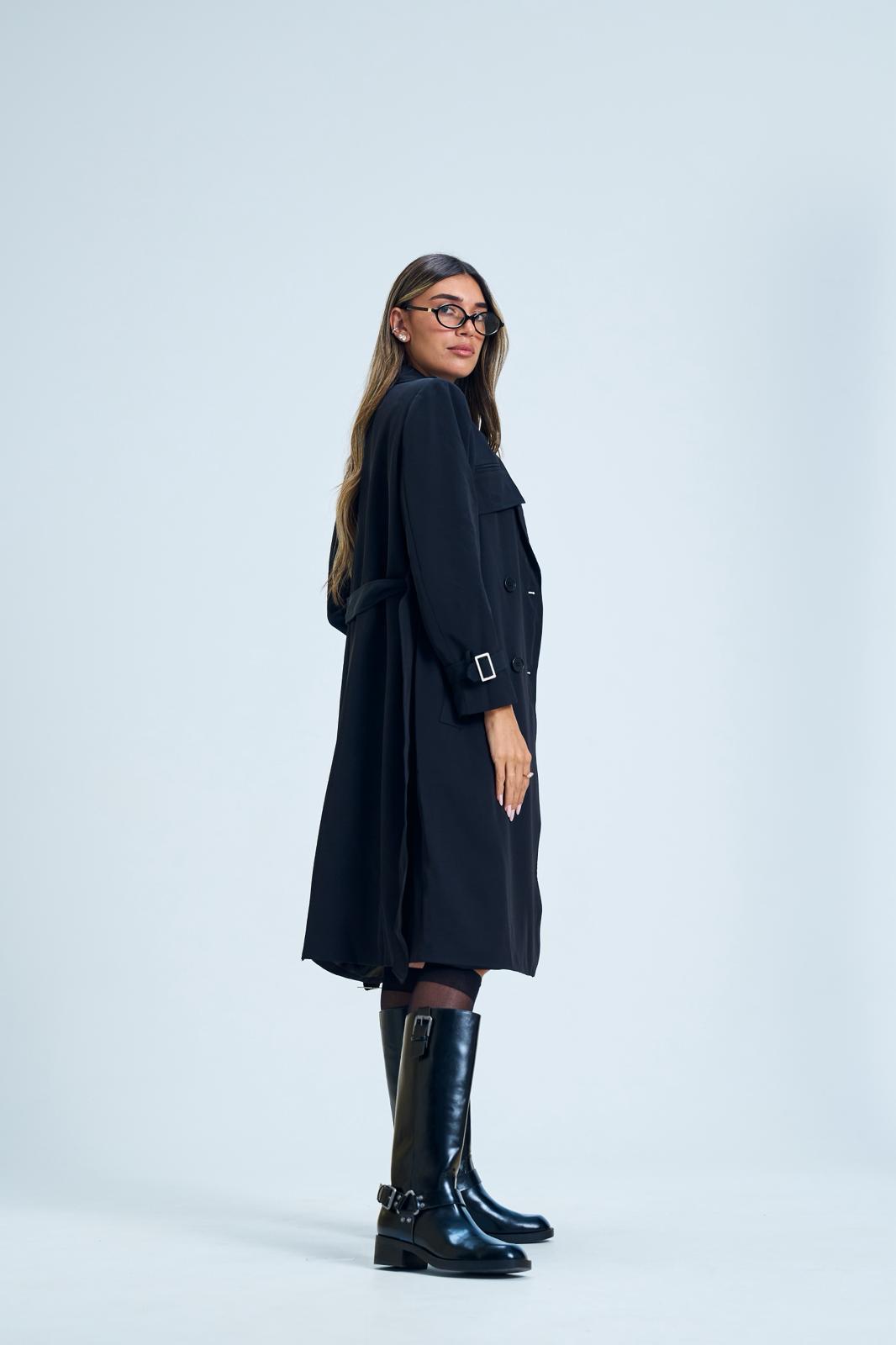 מעיל ניקה שחור