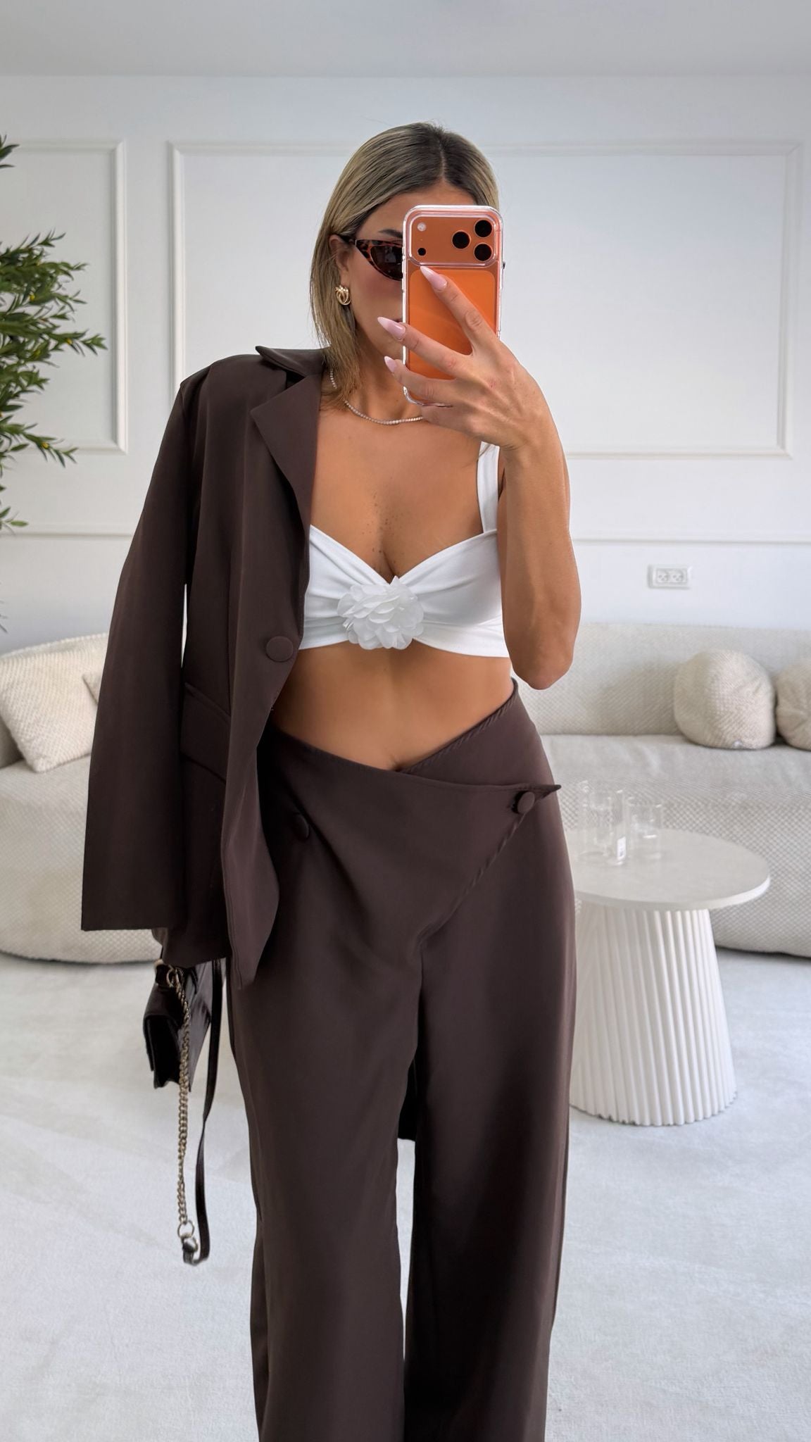 מכנס נואל חום