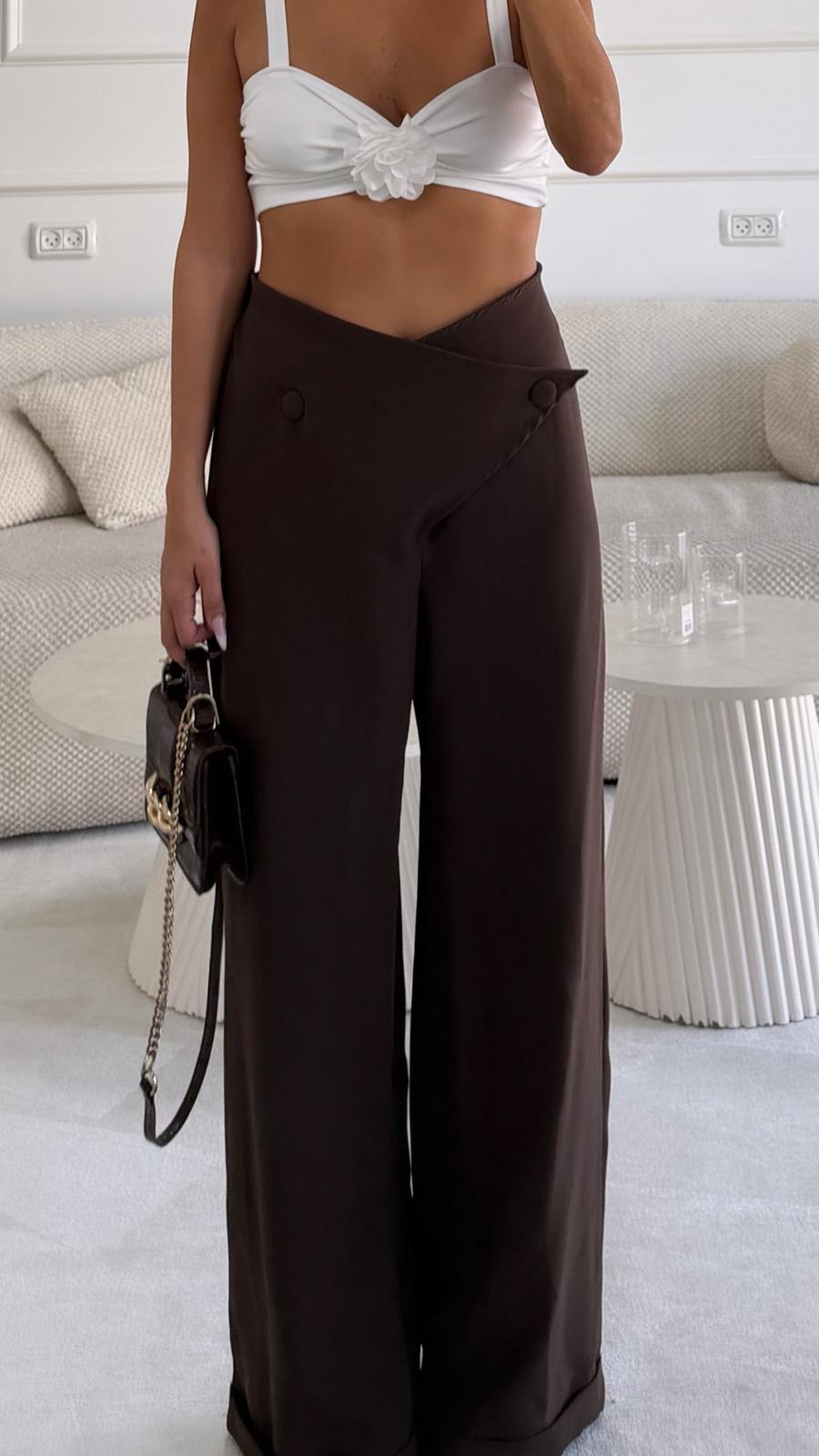 מכנס נואל חום