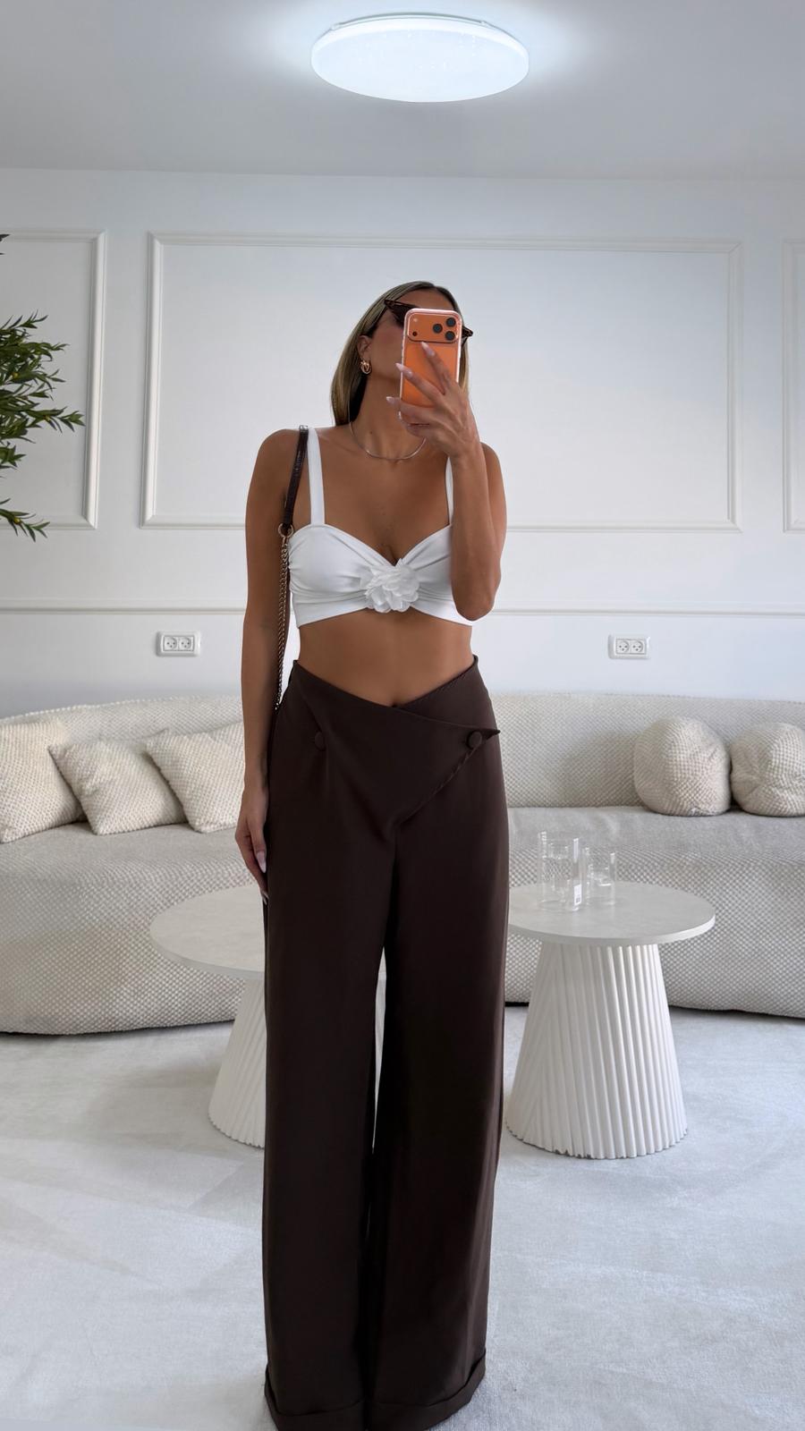 מכנס נואל חום