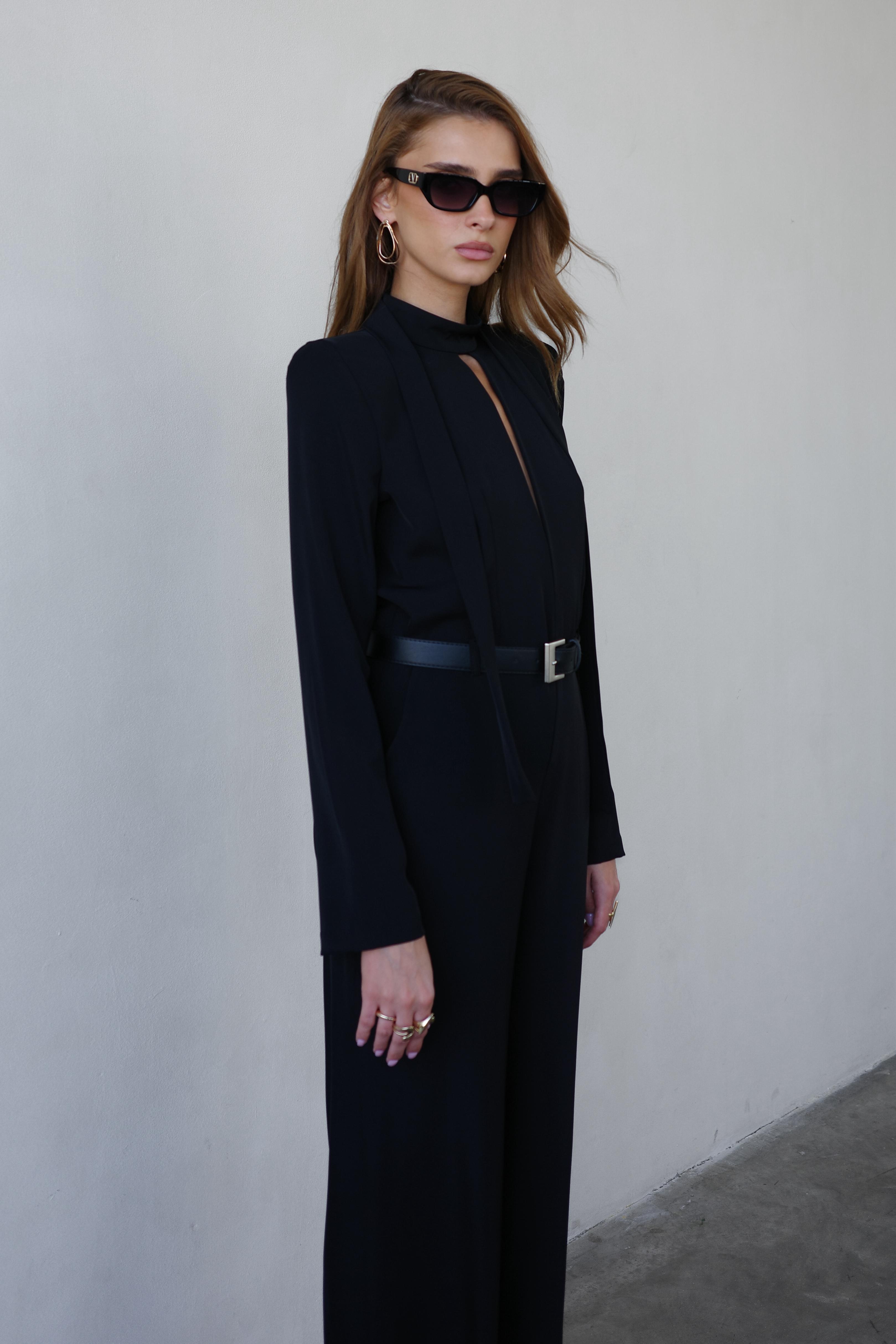 אוברול סילה  שחור